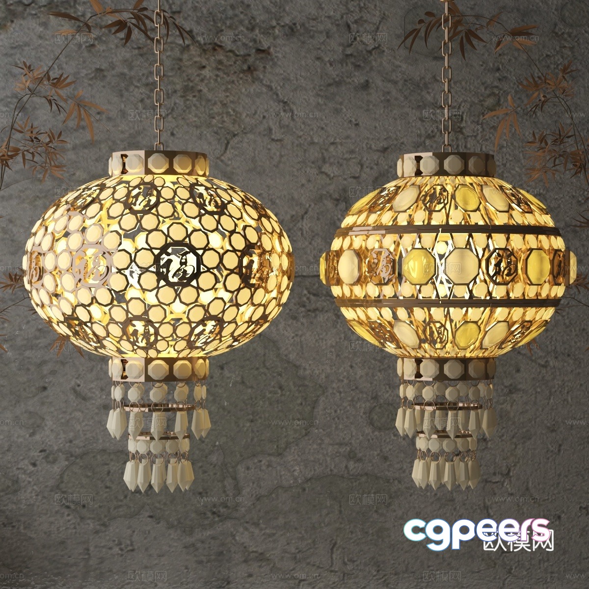 Lantern 3d model Lantern 3d model