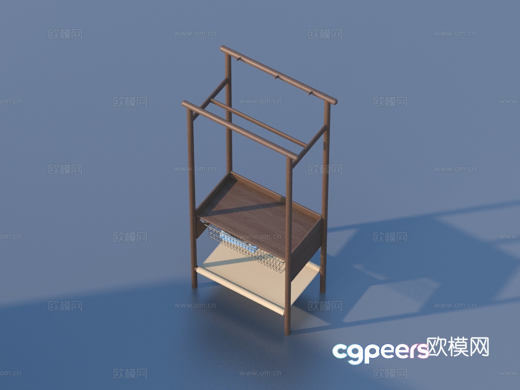 Storage rack daily necessities 3D model Storage rack daily necessities 3D model