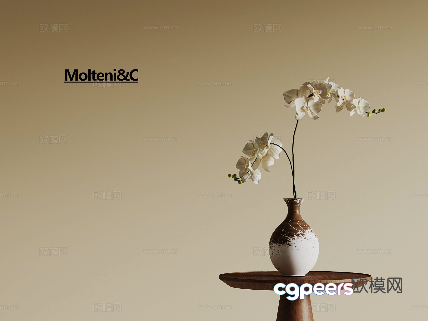 Medium style vase 3d model Medium style vase 3d model
