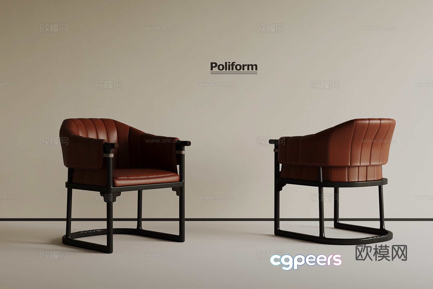 Medium style leisure chair single chair 3d model Medium style leisure chair single chair 3d model