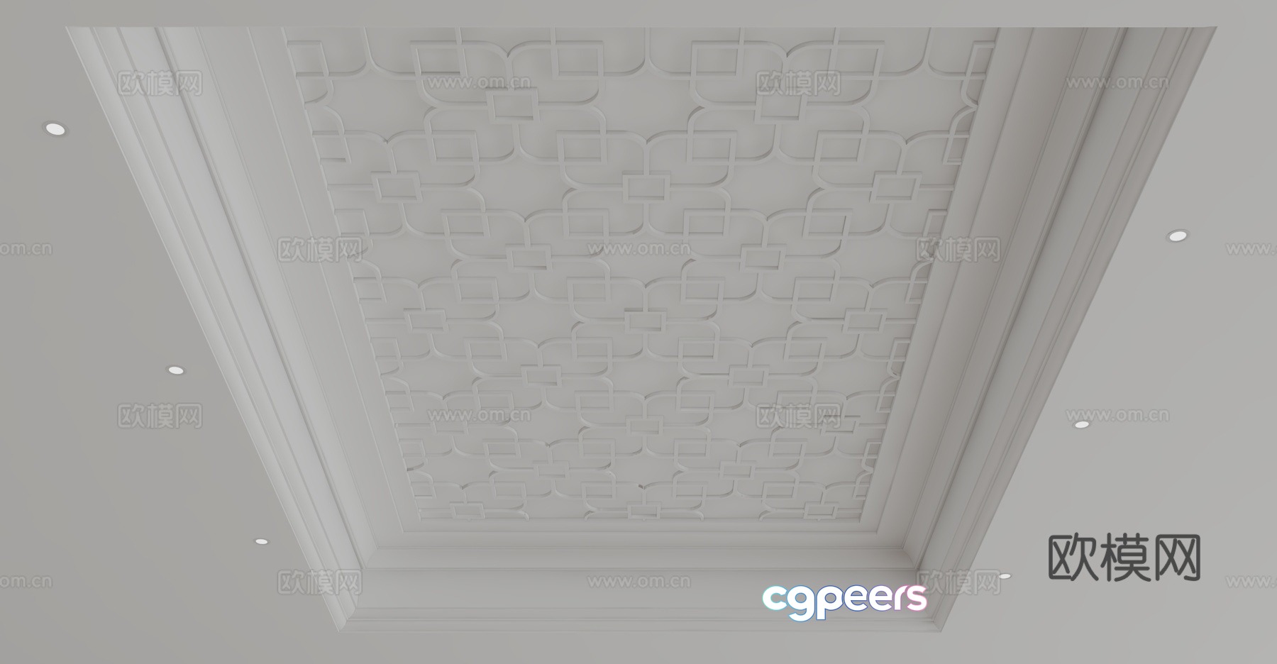 Modern ceiling 3d model Modern ceiling 3d model