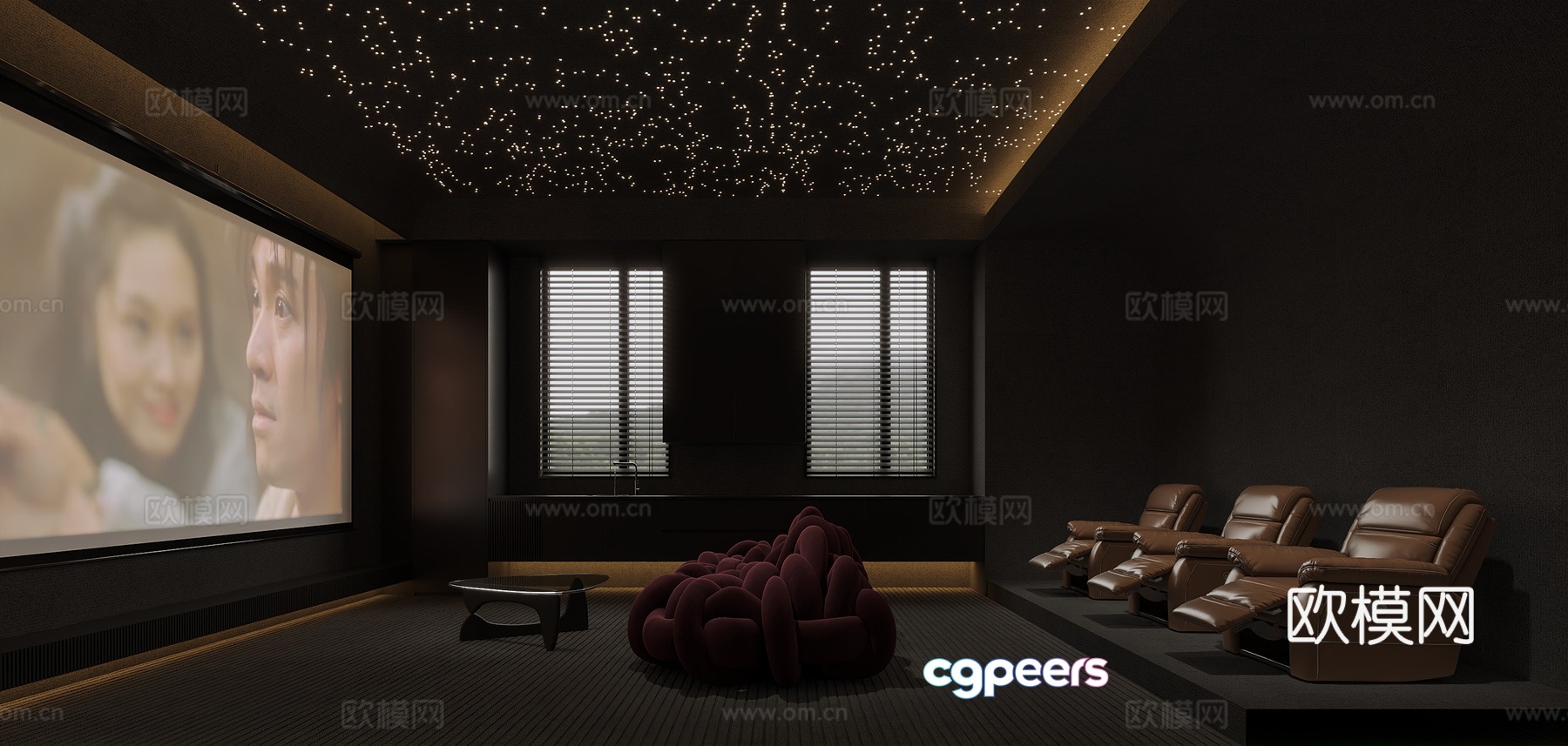 Audio and video studio 3d model Audio and video studio 3d model