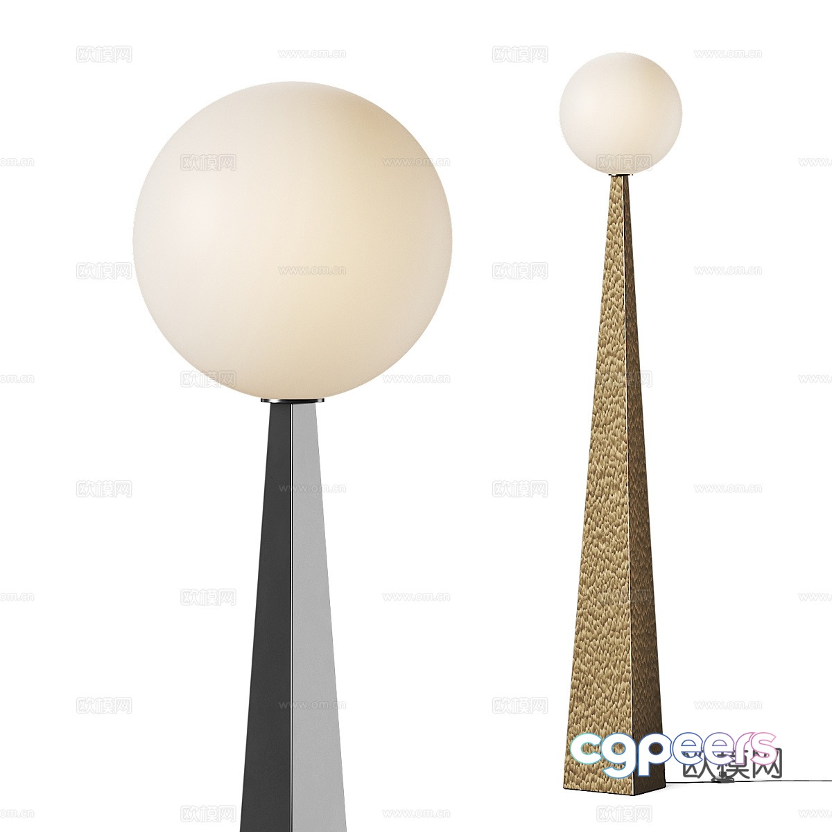 Modern light luxury minimalist floor lamp 3D model Modern light luxury minimalist floor lamp 3D model