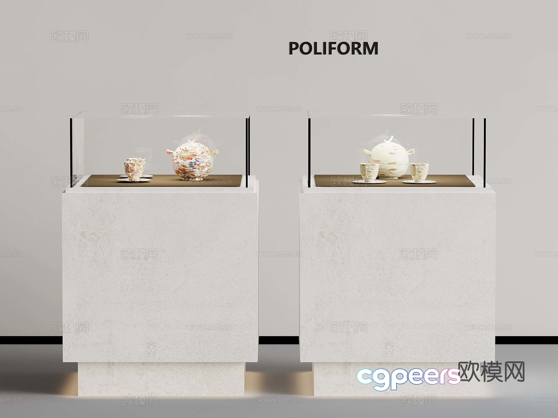 Other cabinets Modern booth showcase 3d model Other cabinets Modern booth showcase 3d model