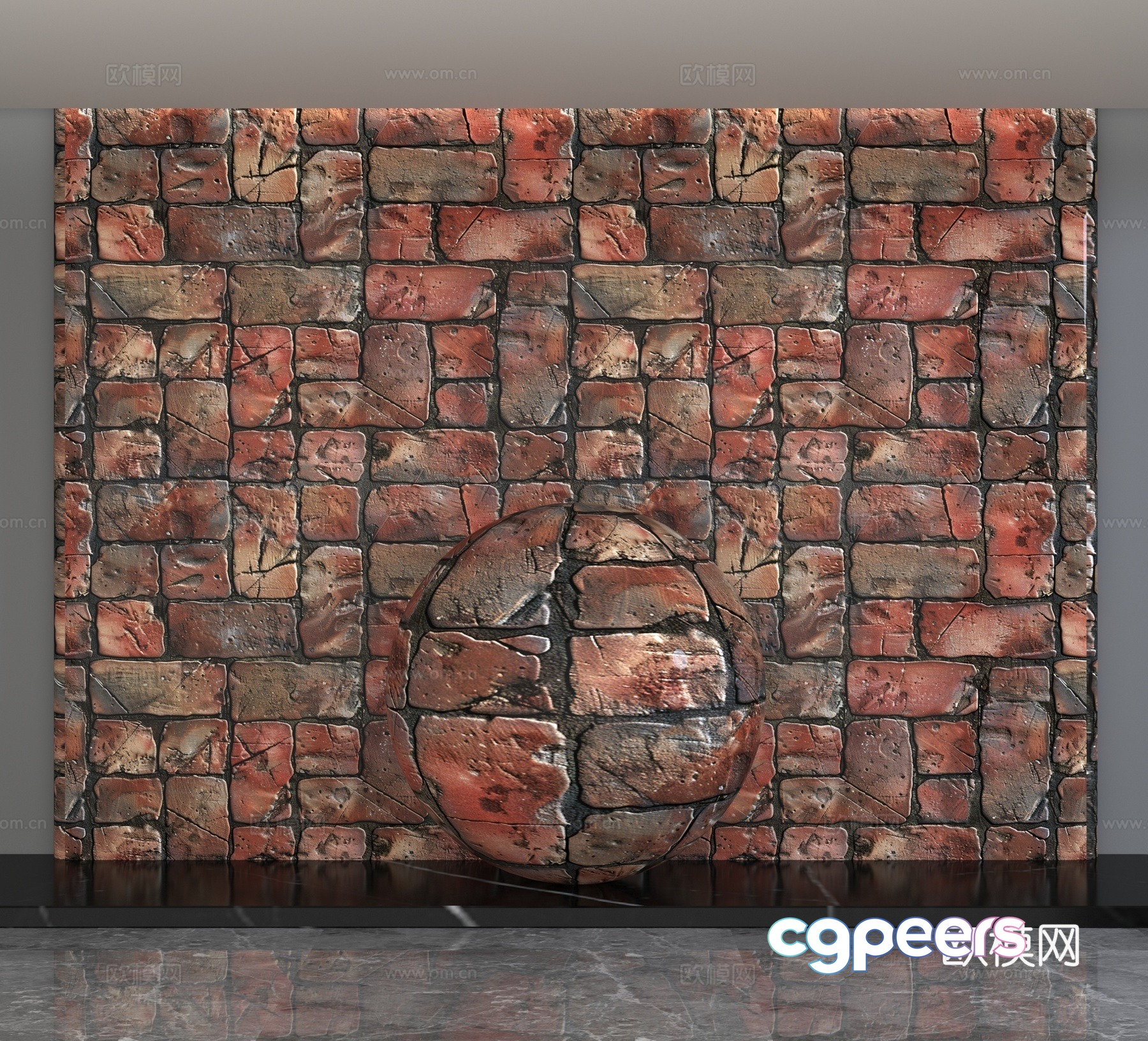 Modern background wall 3d model Modern background wall 3d model