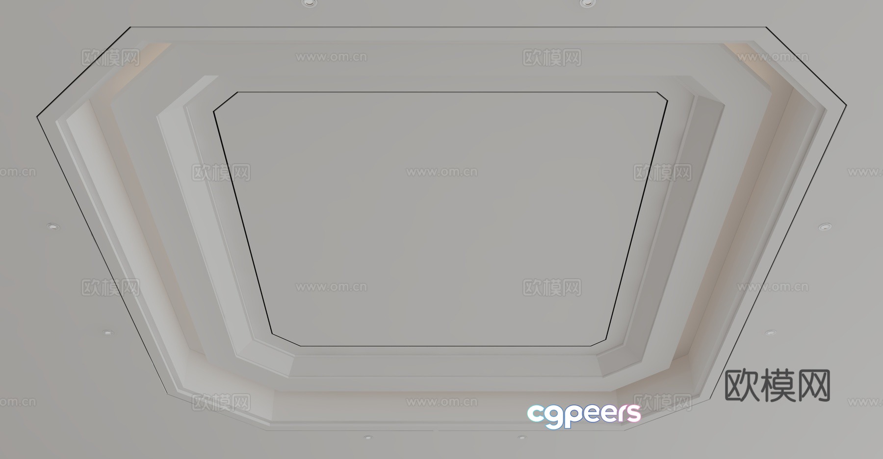 Modern ceiling 3d model Modern ceiling 3d model
