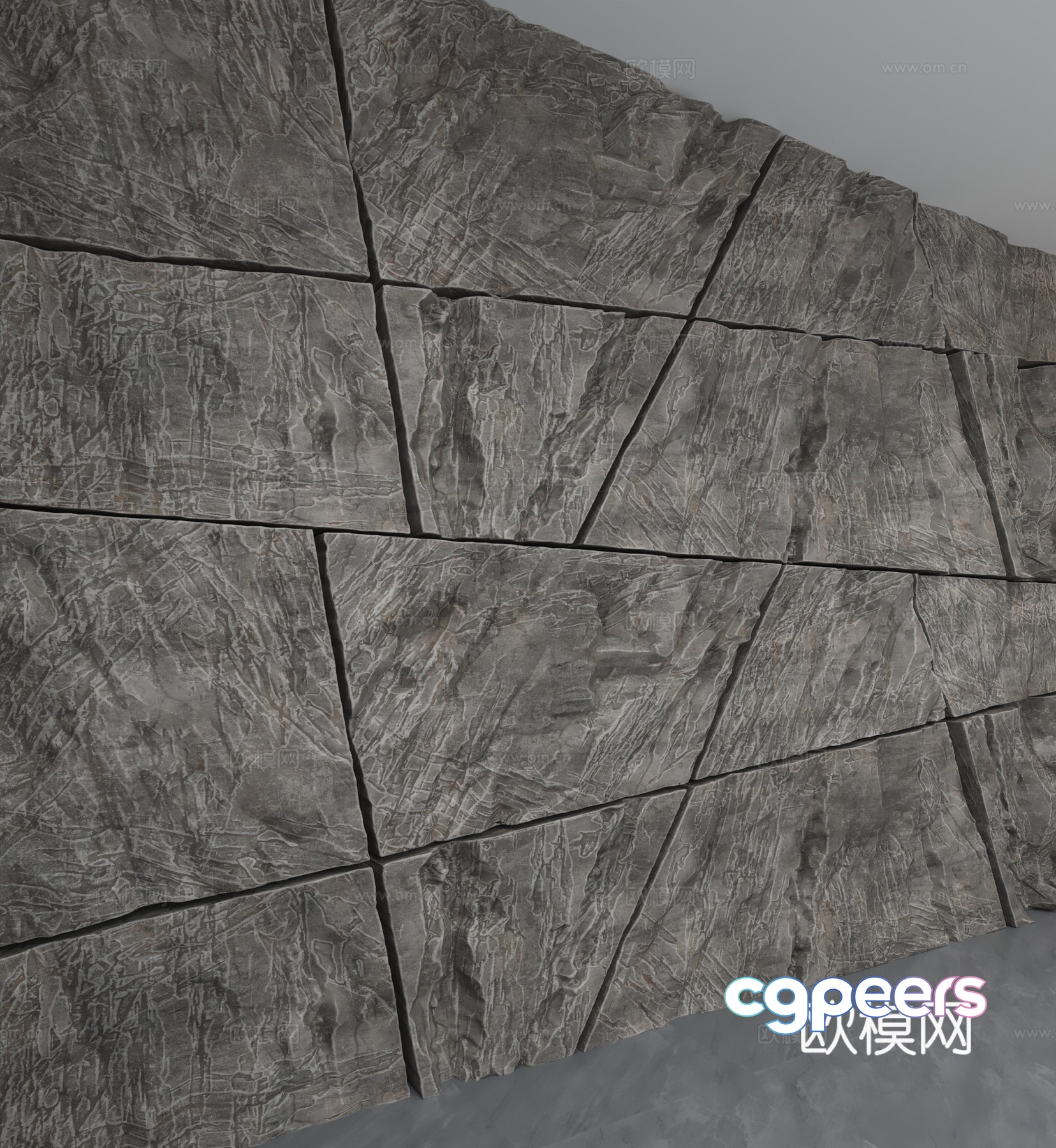 Modern background wall 3d model Modern background wall 3d model