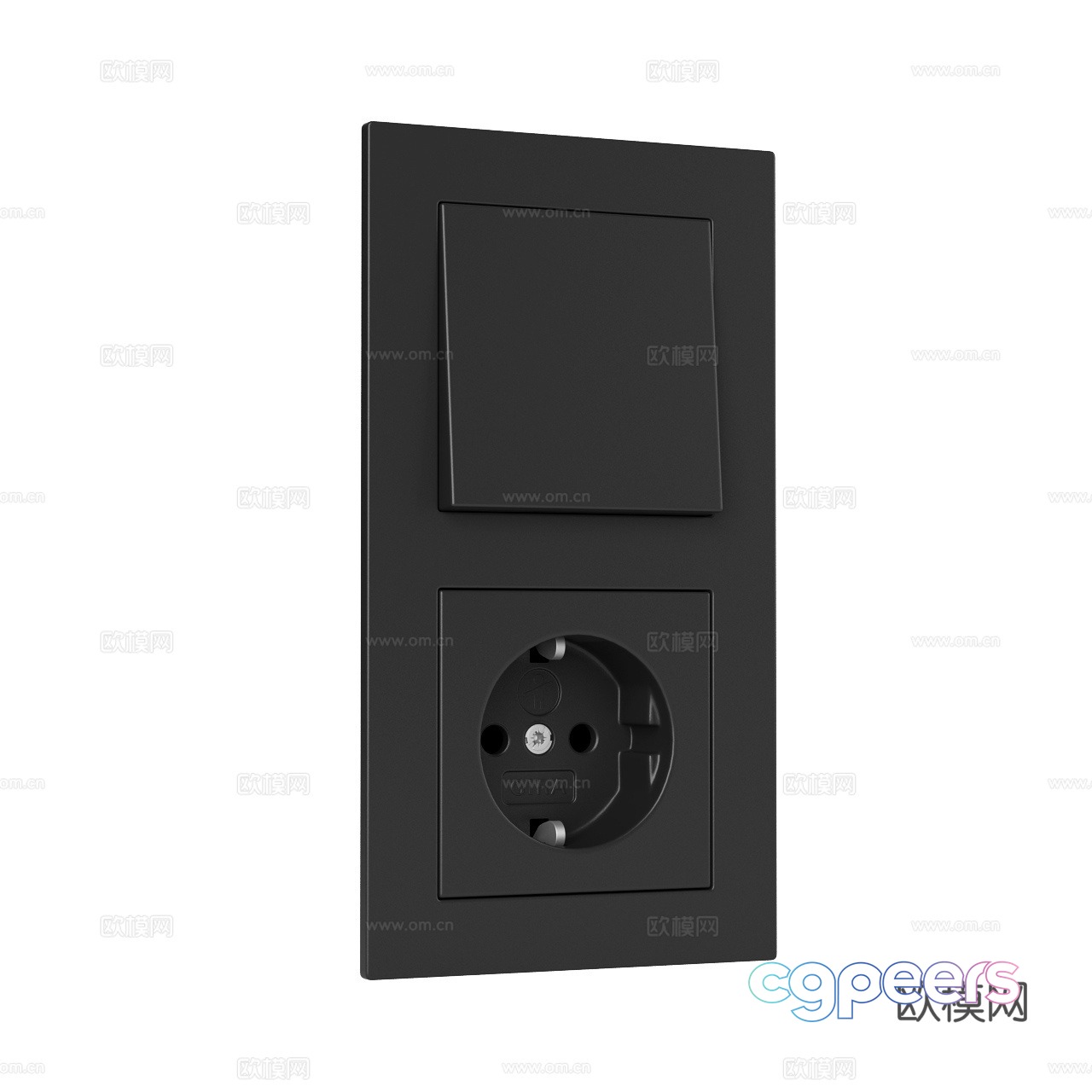 Gira modern switch socket minimalist switch socket switch panel socket panel 3d model Gira modern switch socket minimalist switch socket switch panel socket panel 3d model