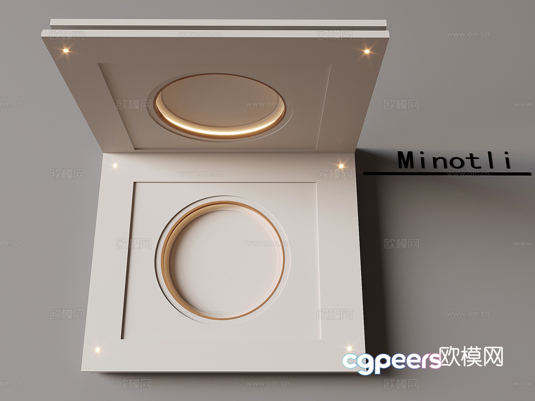 Modern ceiling 3d model Modern ceiling 3d model
