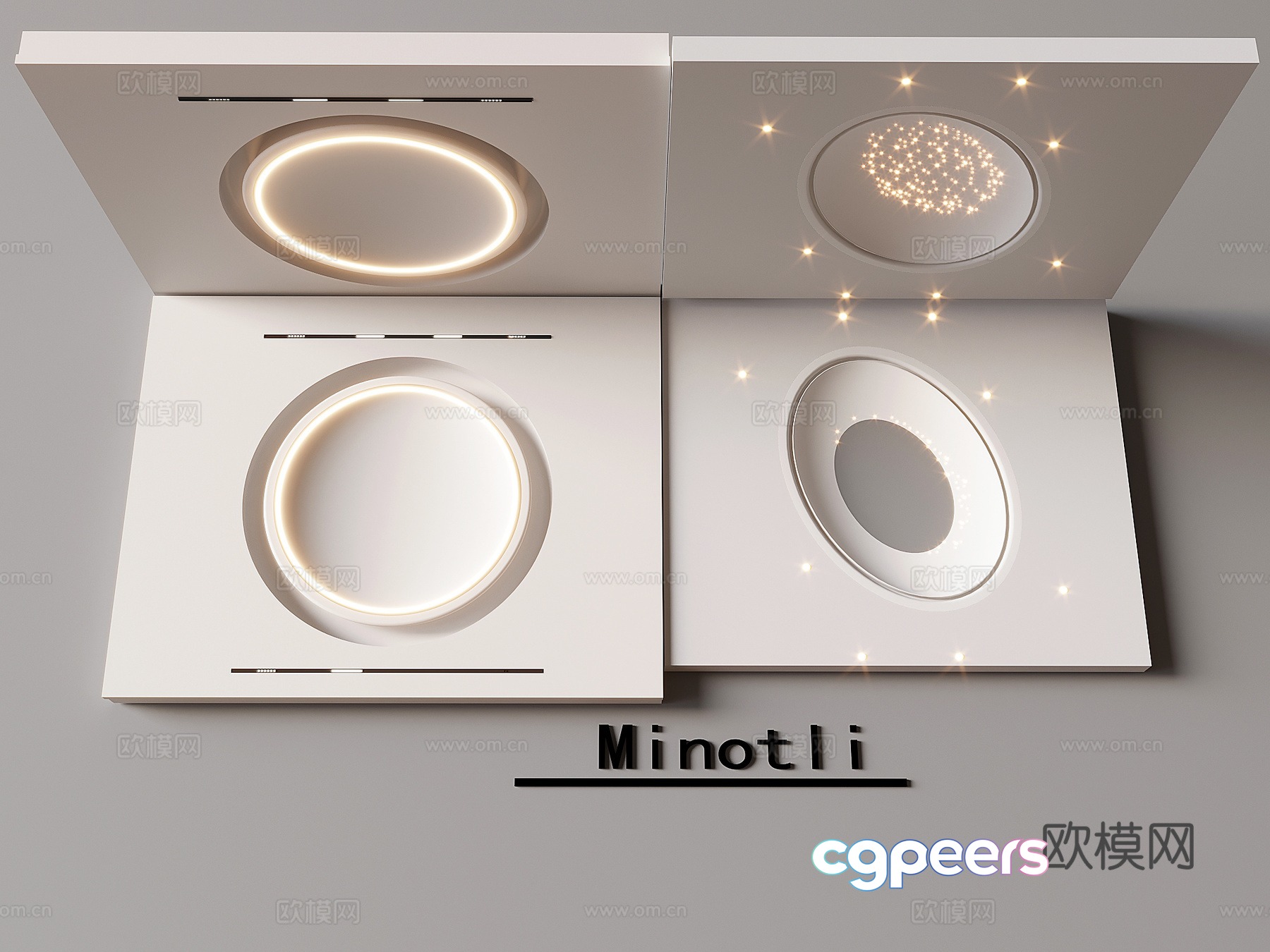 Modern ceiling 3d model Modern ceiling 3d model