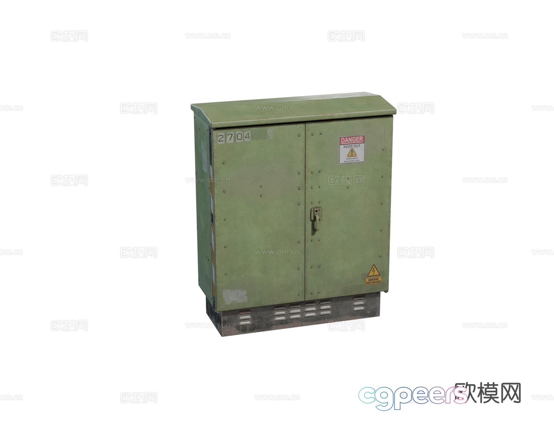Modern retro utility box meter box voltage box combination 3d model Modern retro utility box meter box voltage box combination 3d model