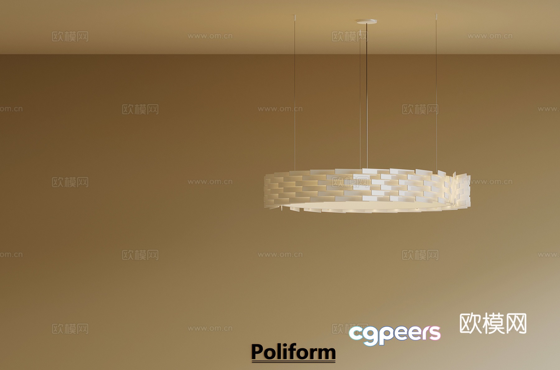 Modern Cream Style Chandelier 3d Model Modern Cream Style Chandelier 3d Model