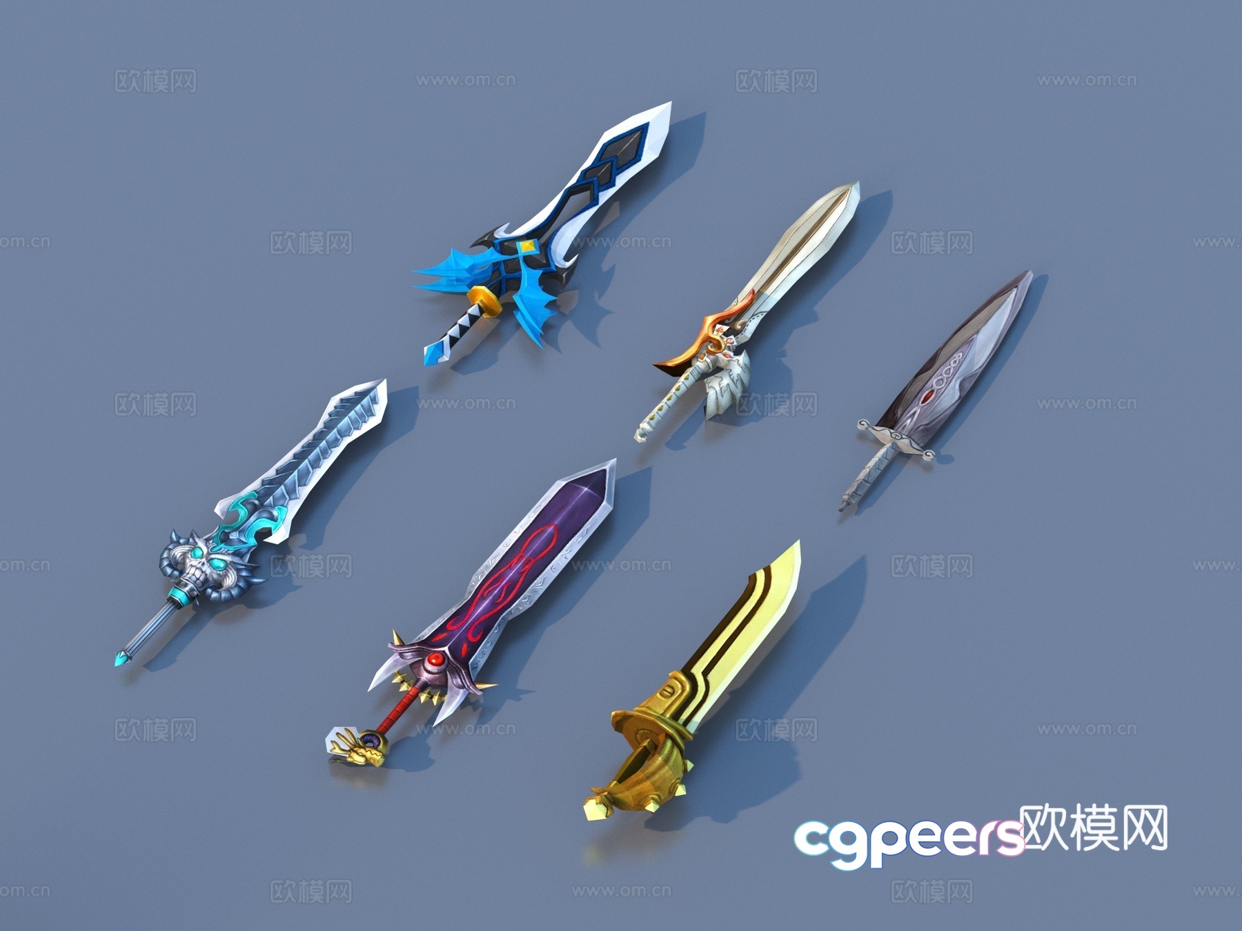 Weapons Weapons Game Props 3D Model Weapons Weapons Game Props 3D Model