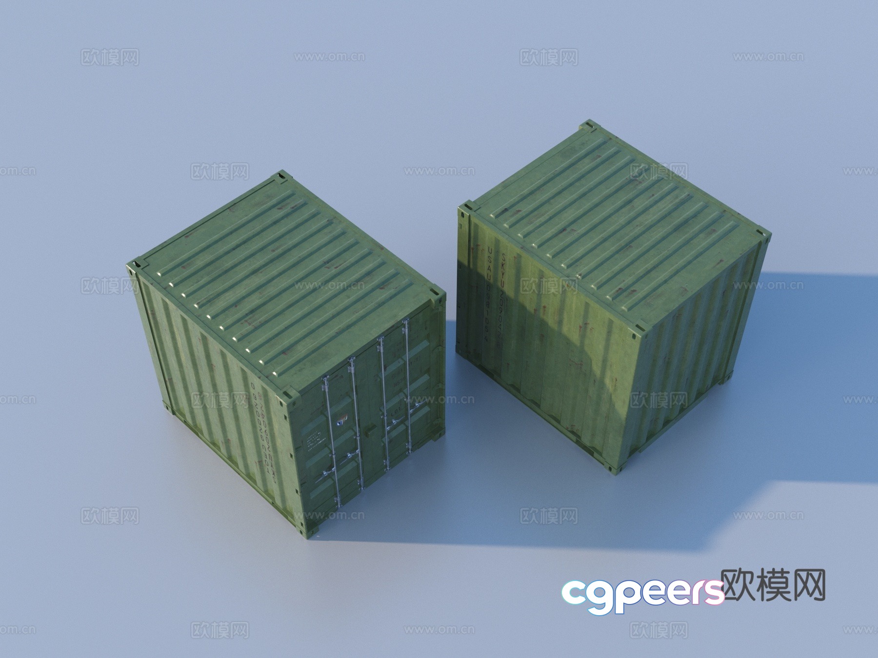 Container Terminal Freight 3D Model Container Terminal Freight 3D Model