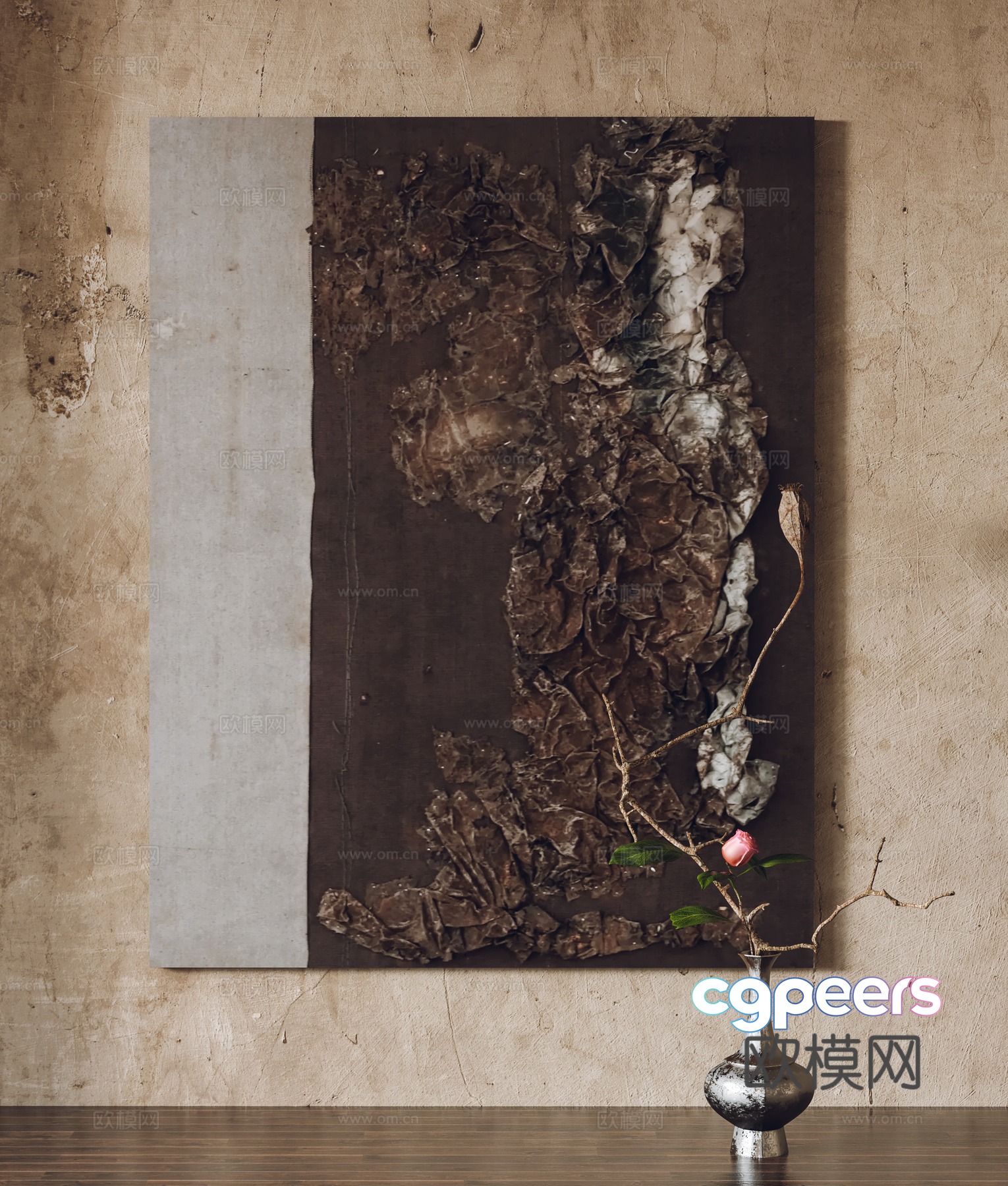 Wasabi wind hanging paintings decorative paintings ornaments 3D model Wasabi wind hanging paintings decorative paintings ornaments 3D model