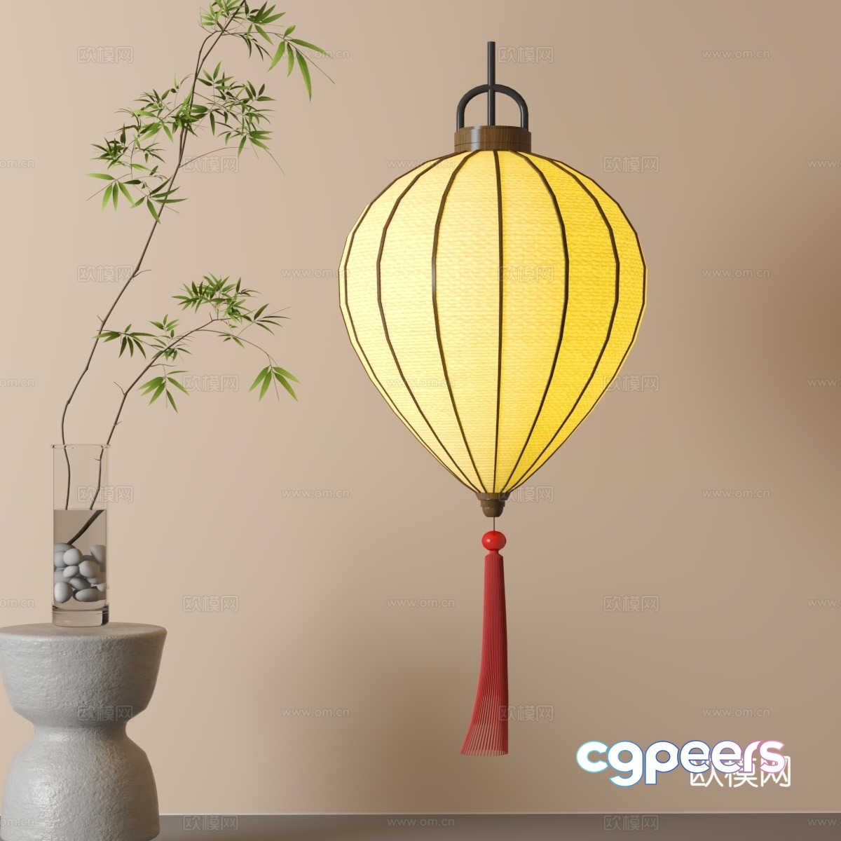 Lantern 3d model Lantern 3d model