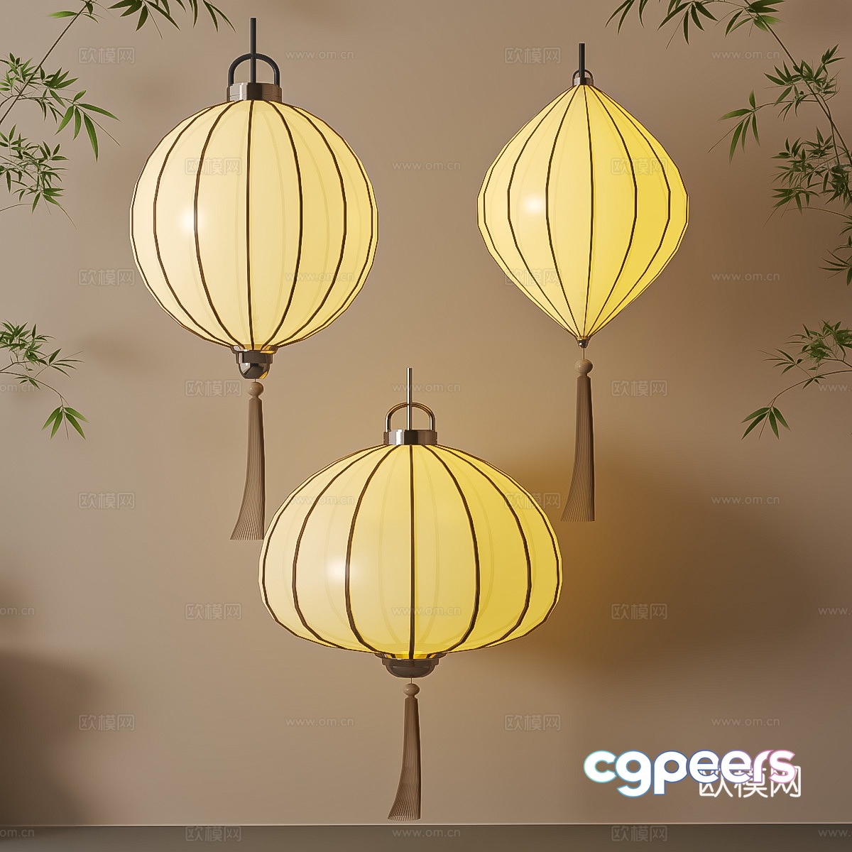 Lantern 3d model Lantern 3d model