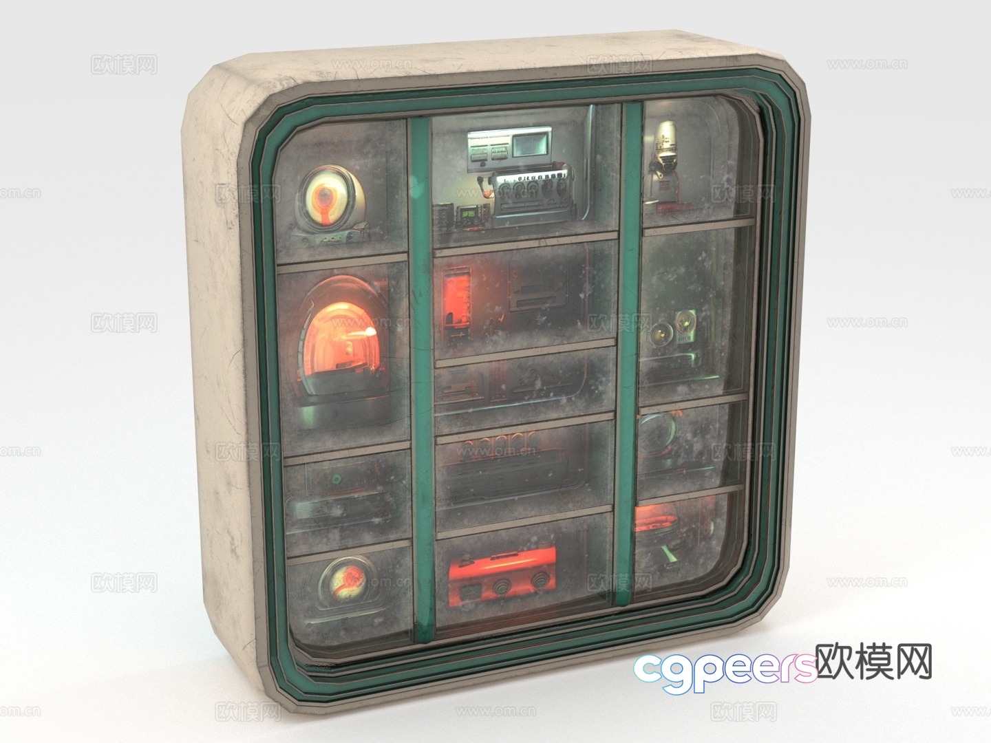 Storage rack exhibition rack antique rack storage rack 3D model Storage rack exhibition rack antique rack storage rack 3D model
