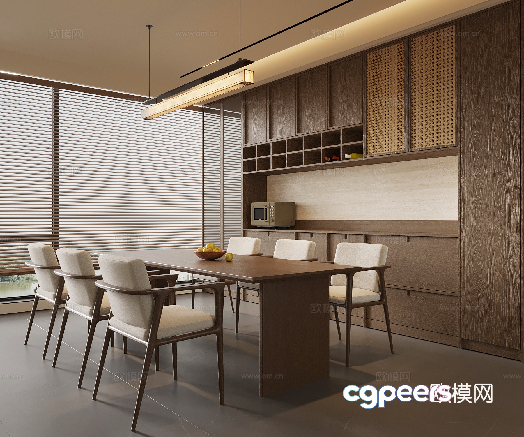 New Chinese restaurant Song’s restaurant wine cabinet dining table and chair 3D model New Chinese restaurant Song’s restaurant wine cabinet dining table and chair 3D model