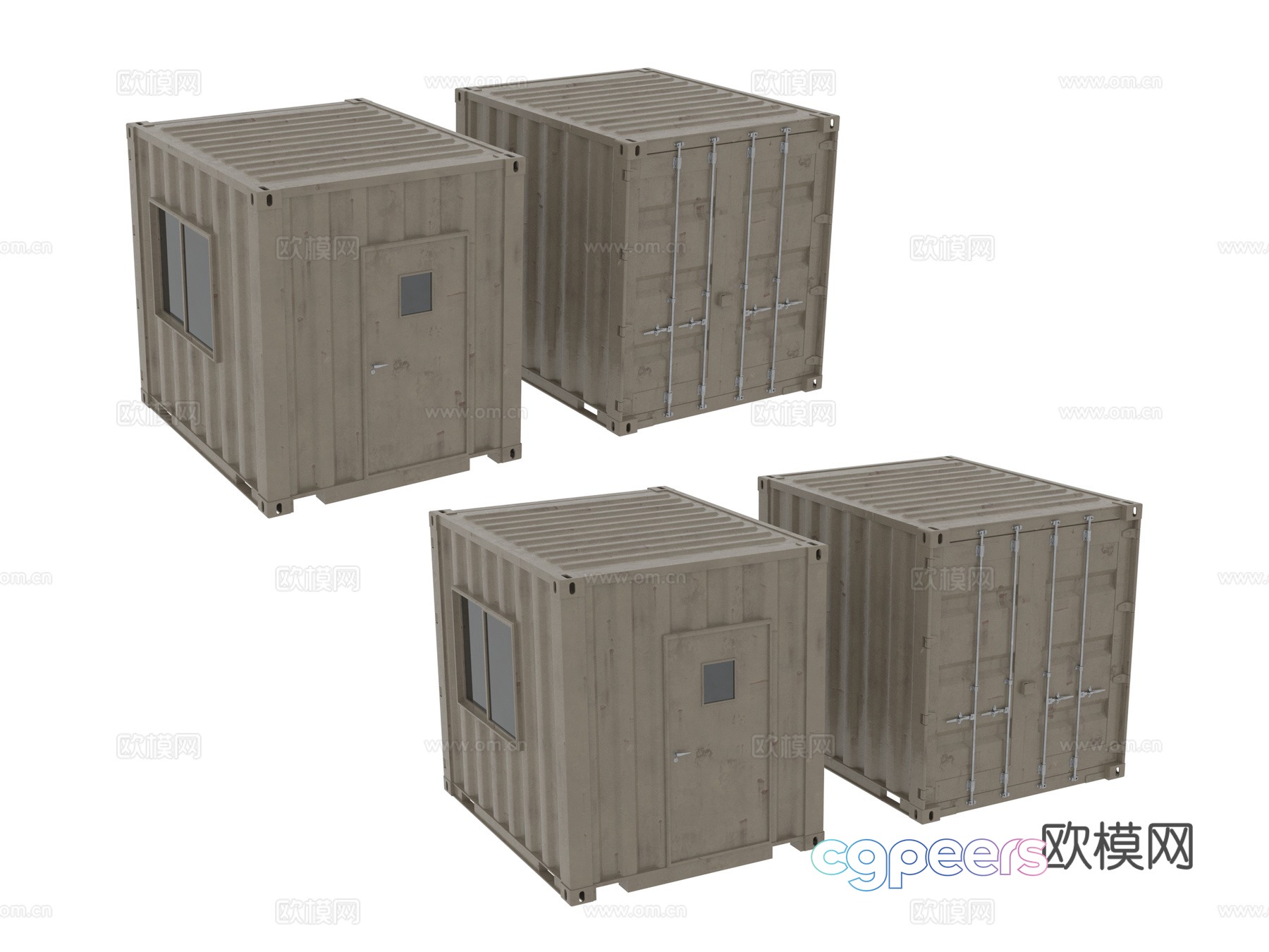 Equipment container 3d model Equipment container 3d model
