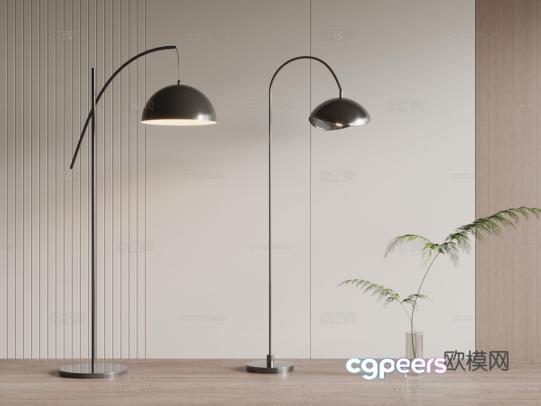 Modern floor lamp 3d model Modern floor lamp 3d model