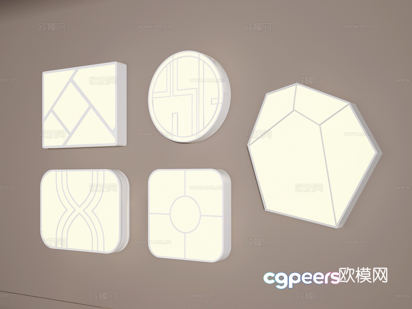 Ceiling light 3d model Ceiling light 3d model