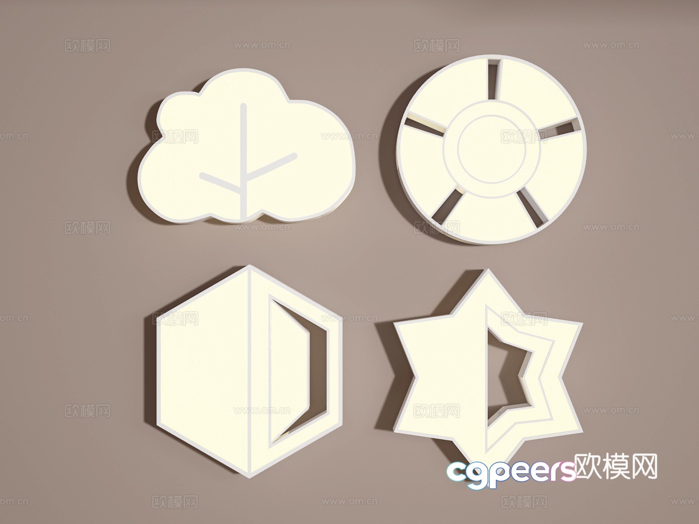Ceiling light 3d model Ceiling light 3d model