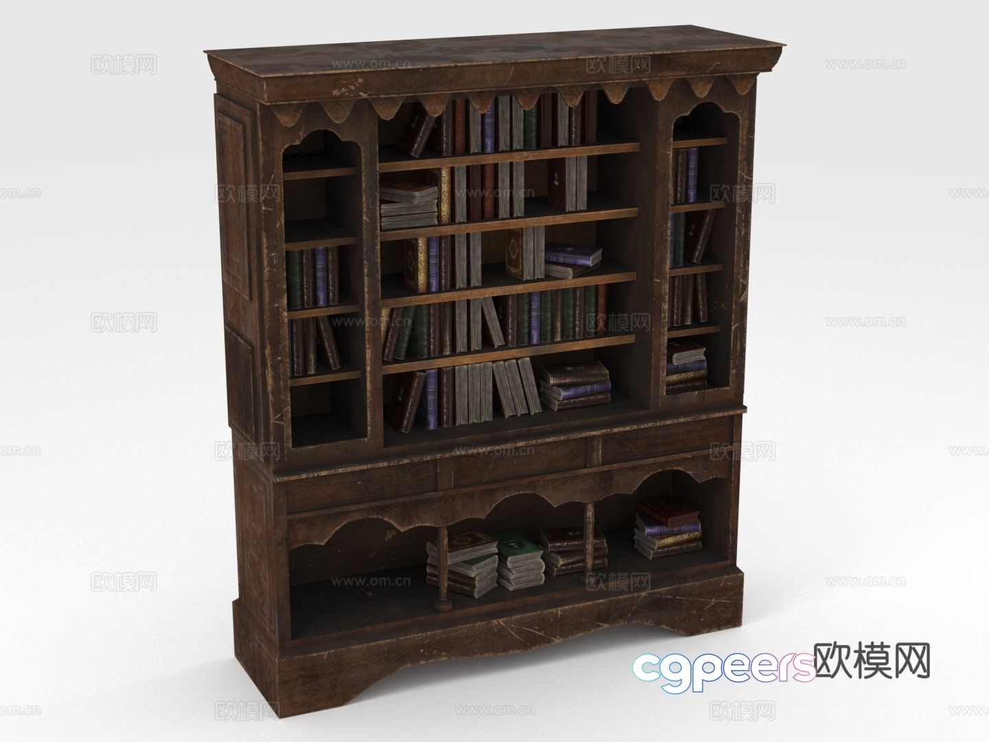 Bookshelf Bookcase Storage Shelf Storage 3D Model Bookshelf Bookcase Storage Shelf Storage 3D Model
