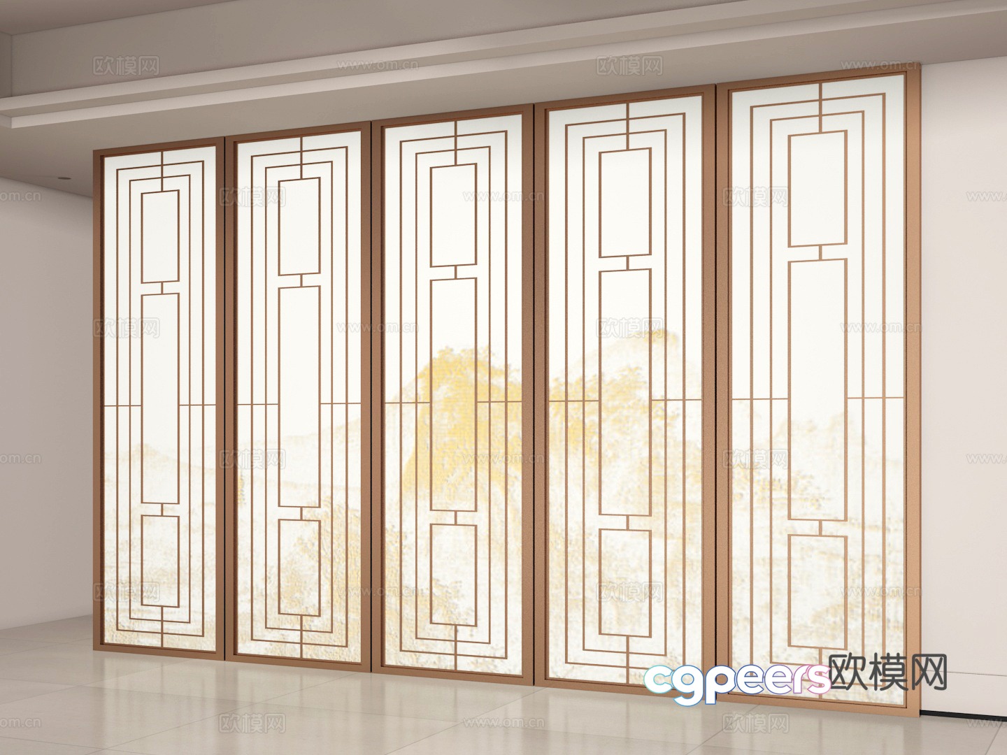 Partition wall 3d model Partition wall 3d model
