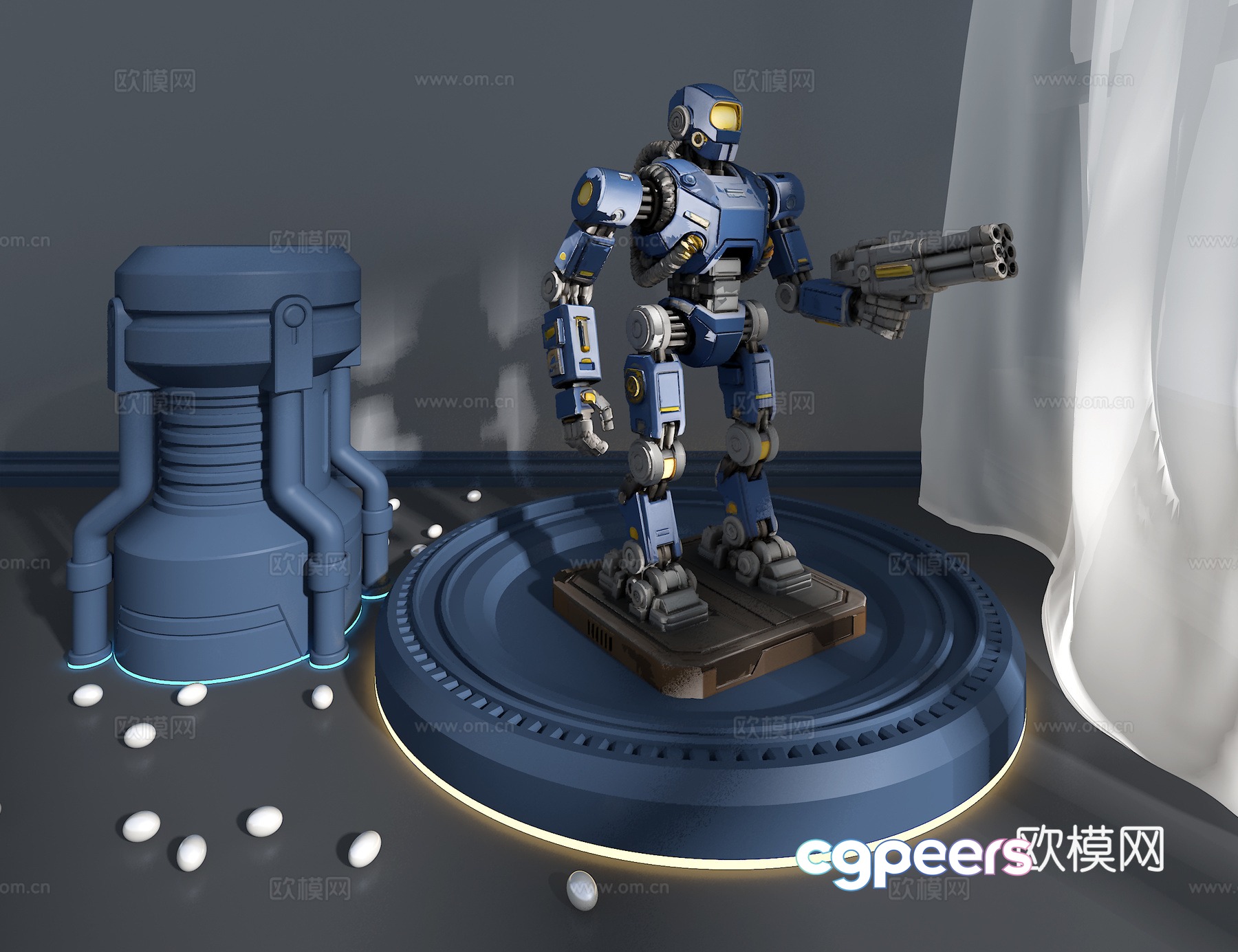 Robot ornament 3d model Robot ornament 3d model
