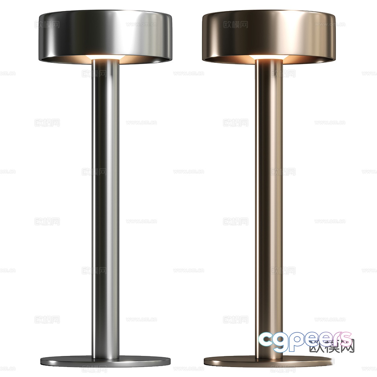 Modern light luxury minimalist metal desk lamp 3D model Modern light luxury minimalist metal desk lamp 3D model
