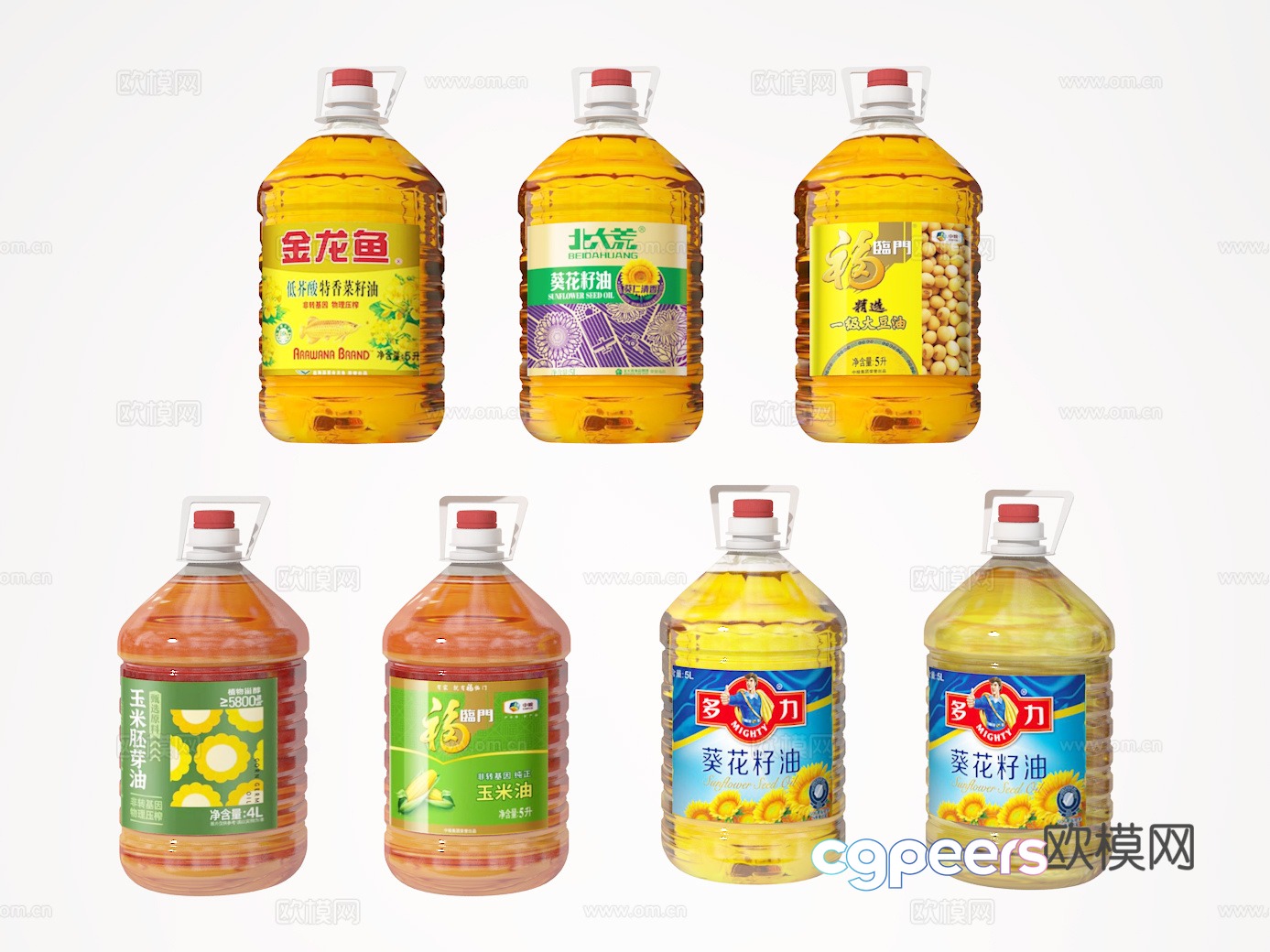 Peanut oil 3d model Peanut oil 3d model