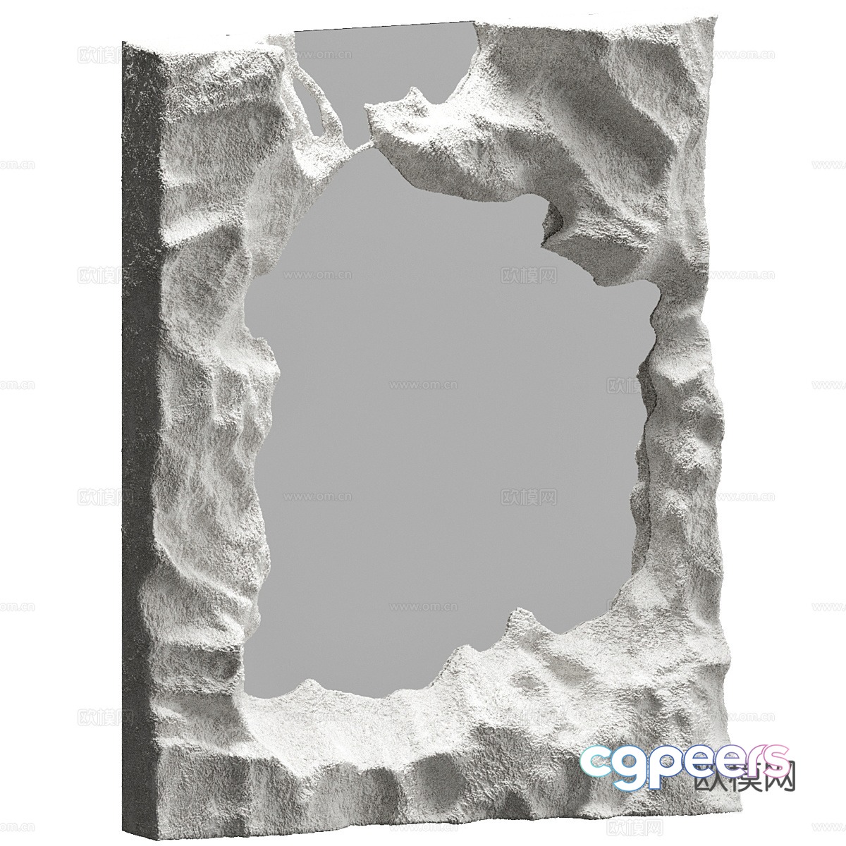 Modern Wasabi Decorative Mirror 3D Model Modern Wasabi Decorative Mirror 3D Model