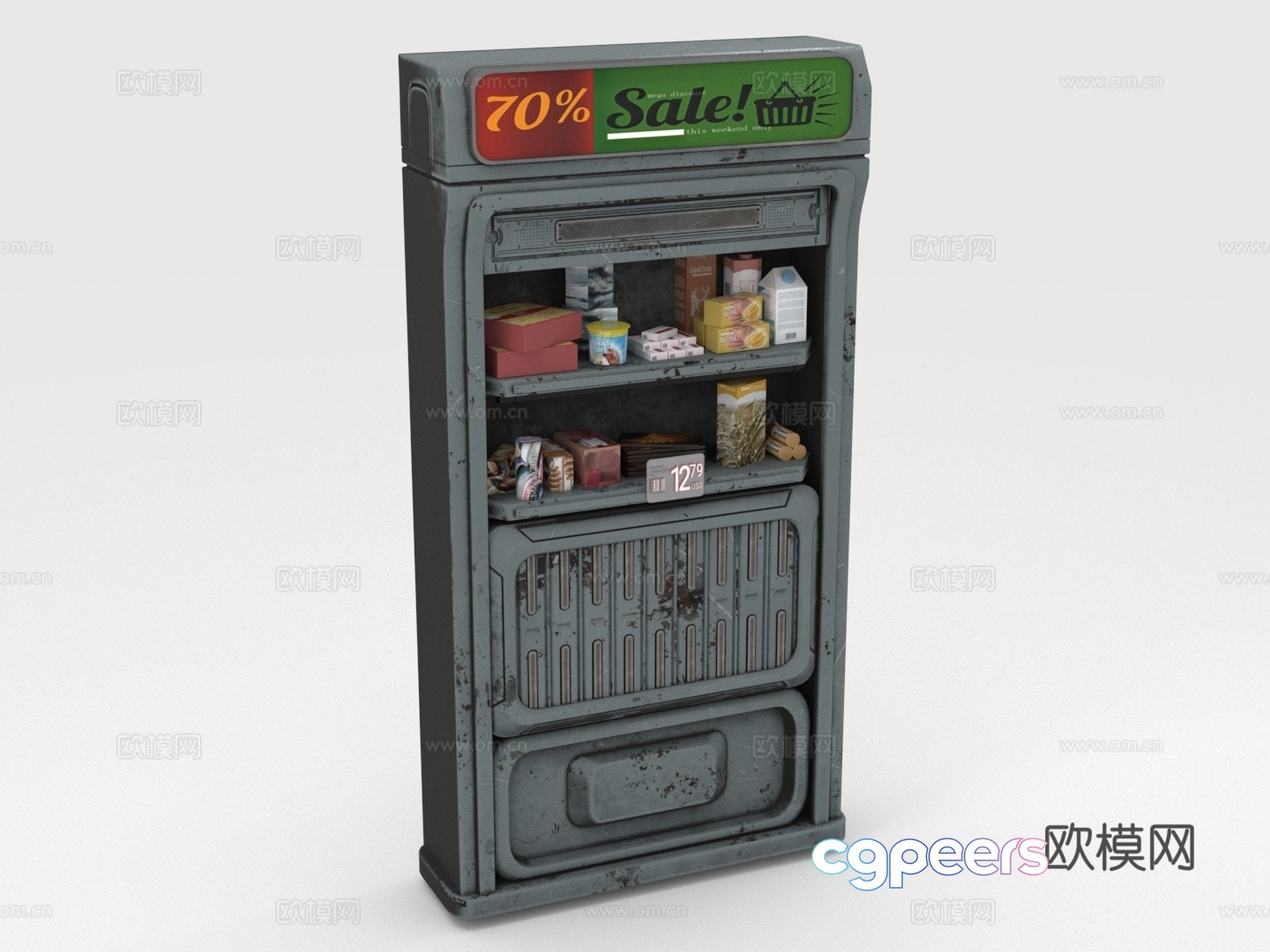 Shelf Display rack Storage rack Display rack 3D model Shelf Display rack Storage rack Display rack 3D model