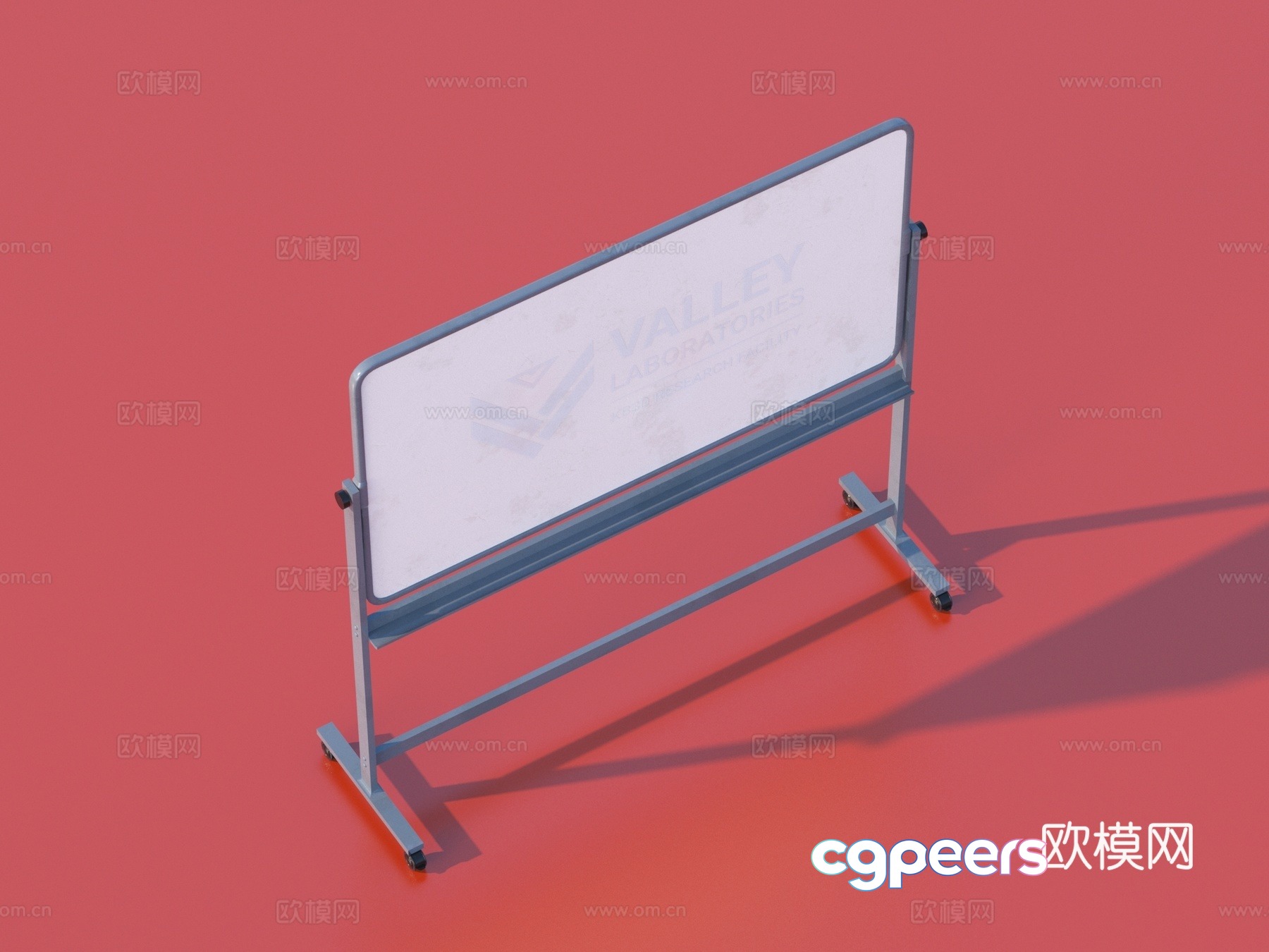 Office whiteboard 3d model Office whiteboard 3d model