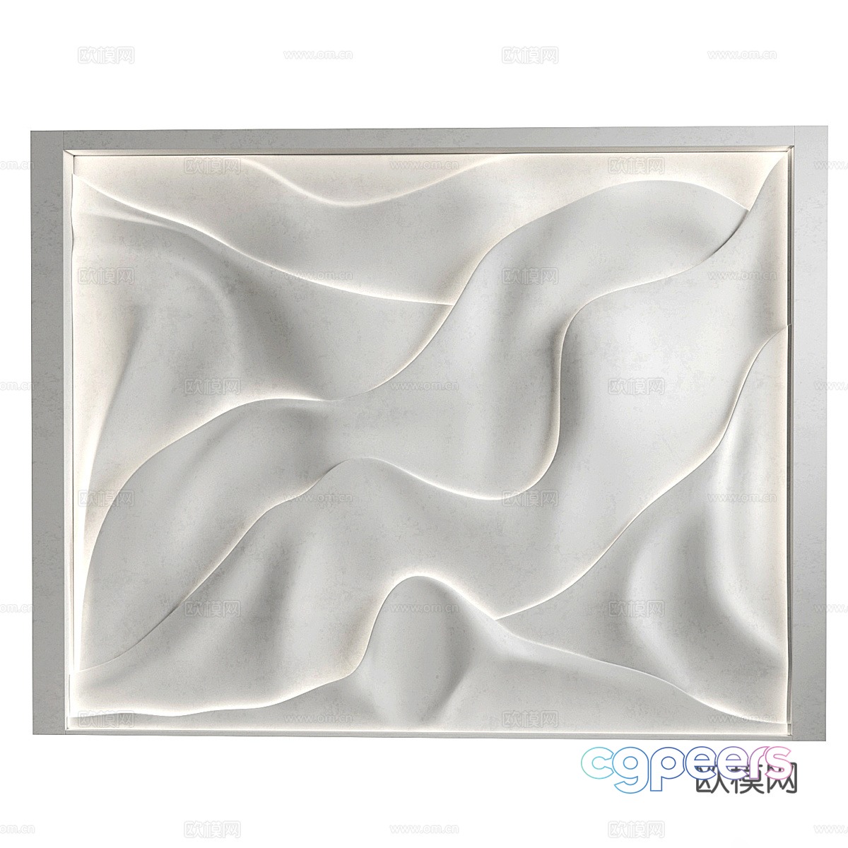 Abstract painting 3d model Abstract painting 3d model