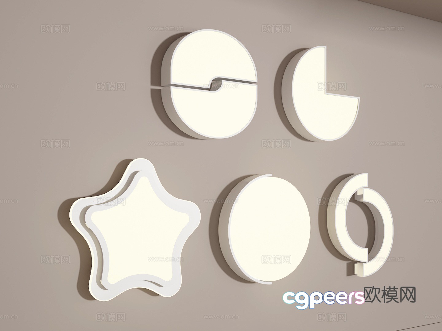 Ceiling light 3d model Ceiling light 3d model