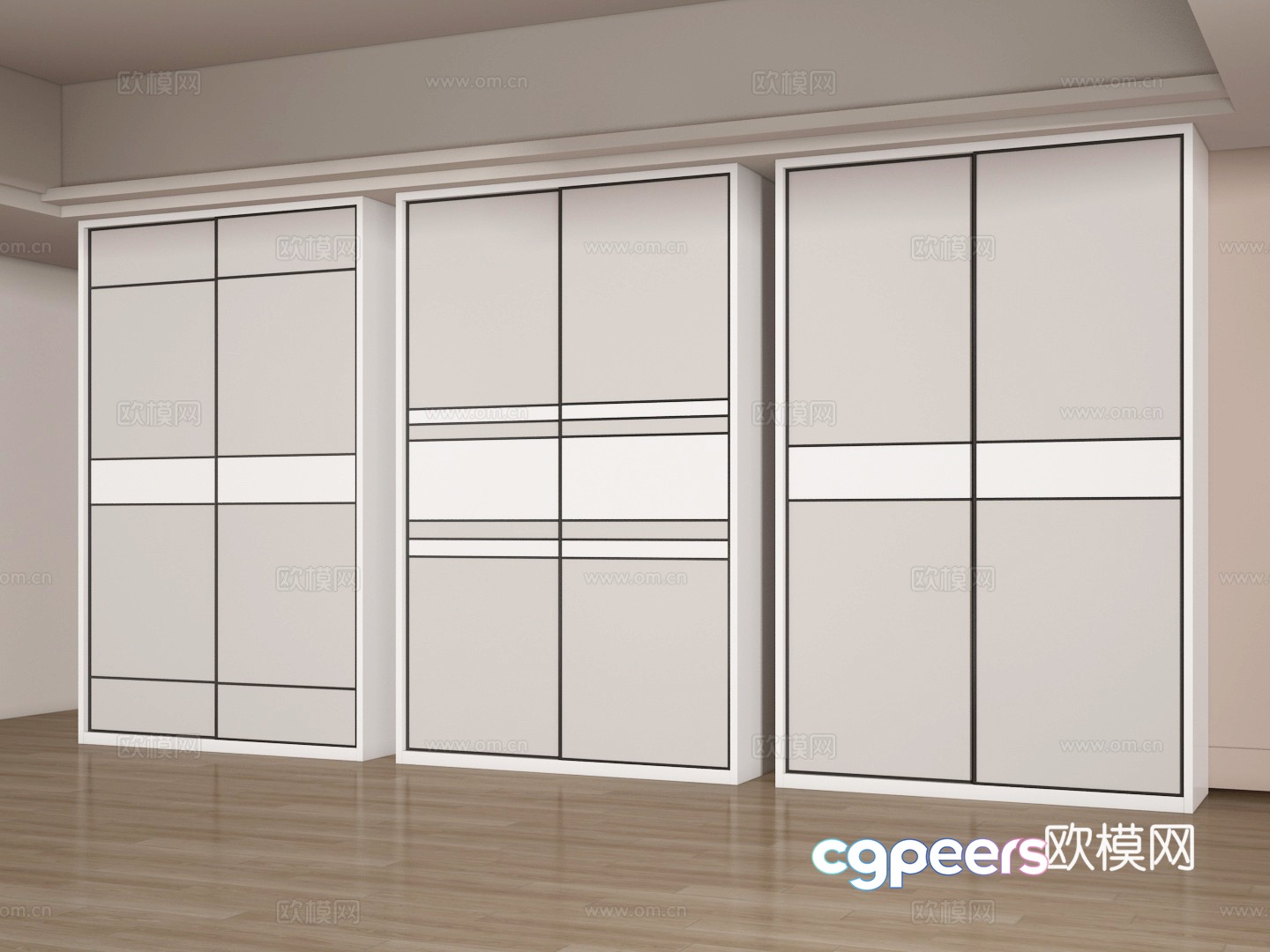 Wardrobe 3d model Wardrobe 3d model