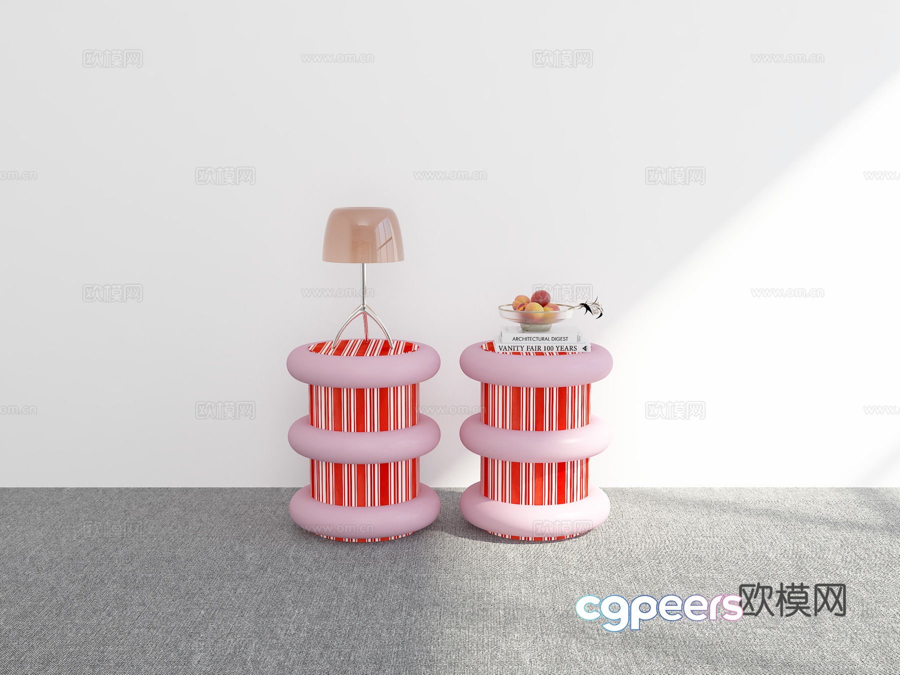 Modern night table 3d model