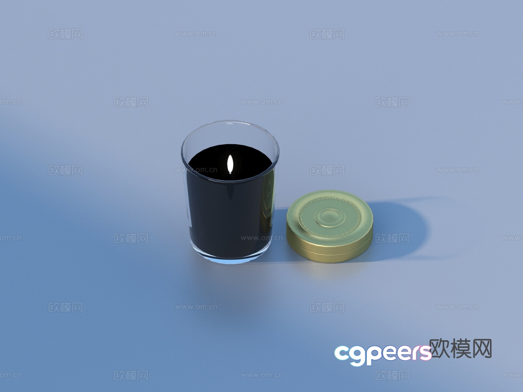 Candle Cosmetics 3d Model Candle Cosmetics 3d Model