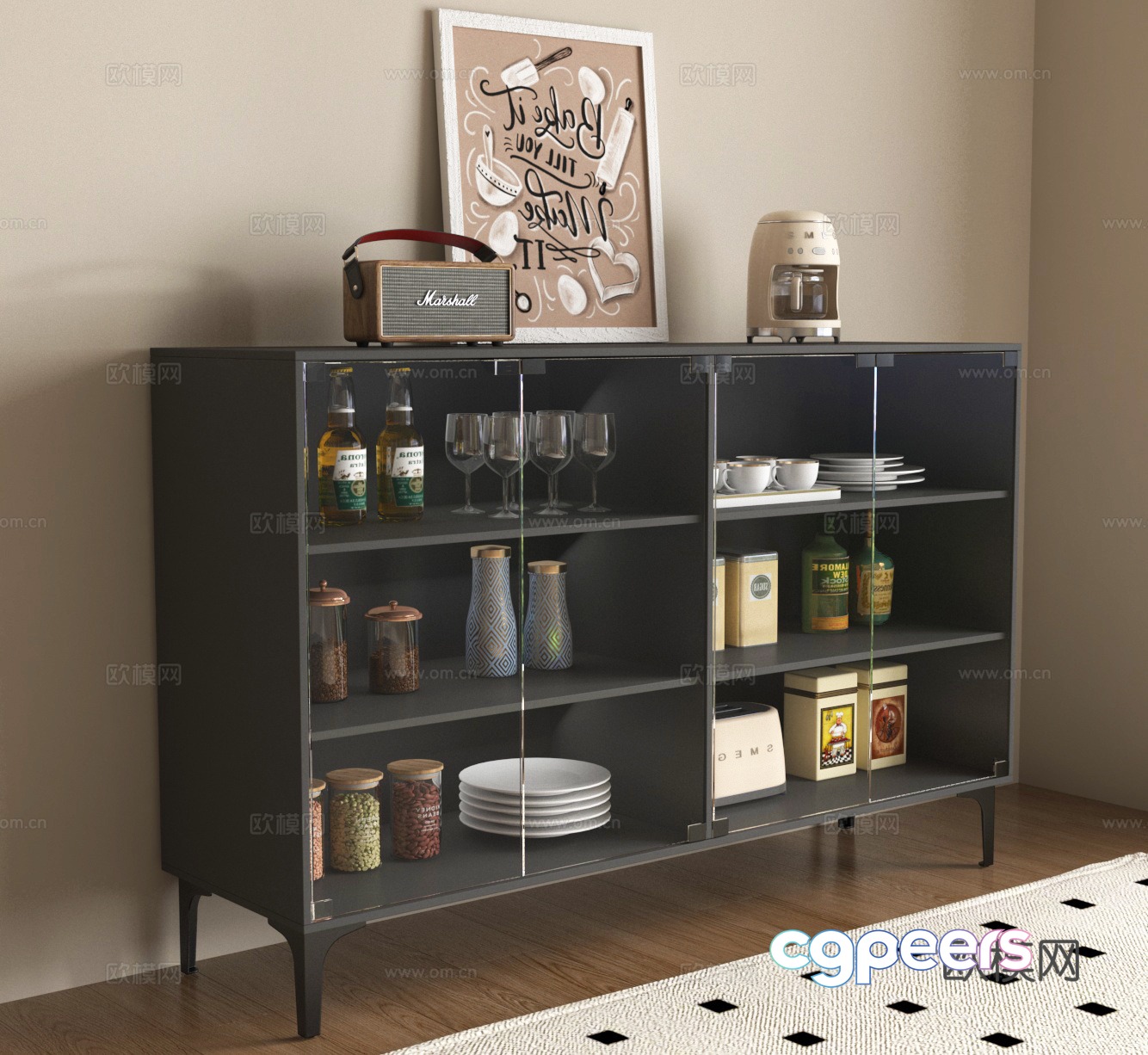 Sideboard Storage cabinet Sideboard 3D model Sideboard Storage cabinet Sideboard 3D model