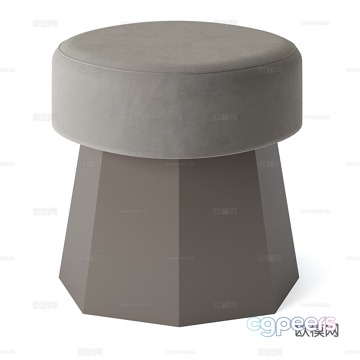 Modern simple sofa stool low stool simple low stool decorative low stool round low stool 3D model Modern simple sofa stool low stool simple low stool decorative low stool round low stool 3D model
