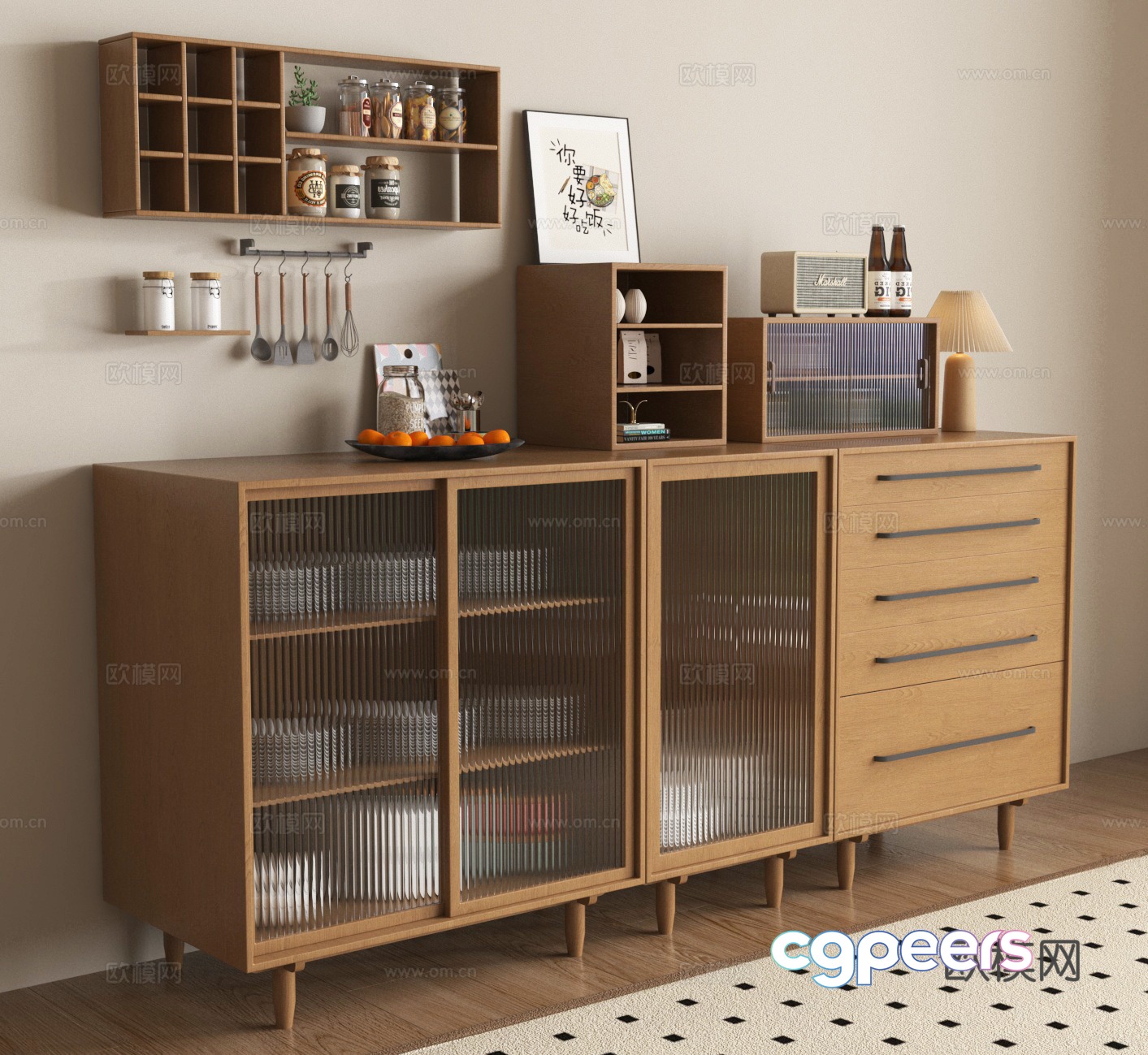 Sideboard Storage cabinet Sideboard 3D model Sideboard Storage cabinet Sideboard 3D model