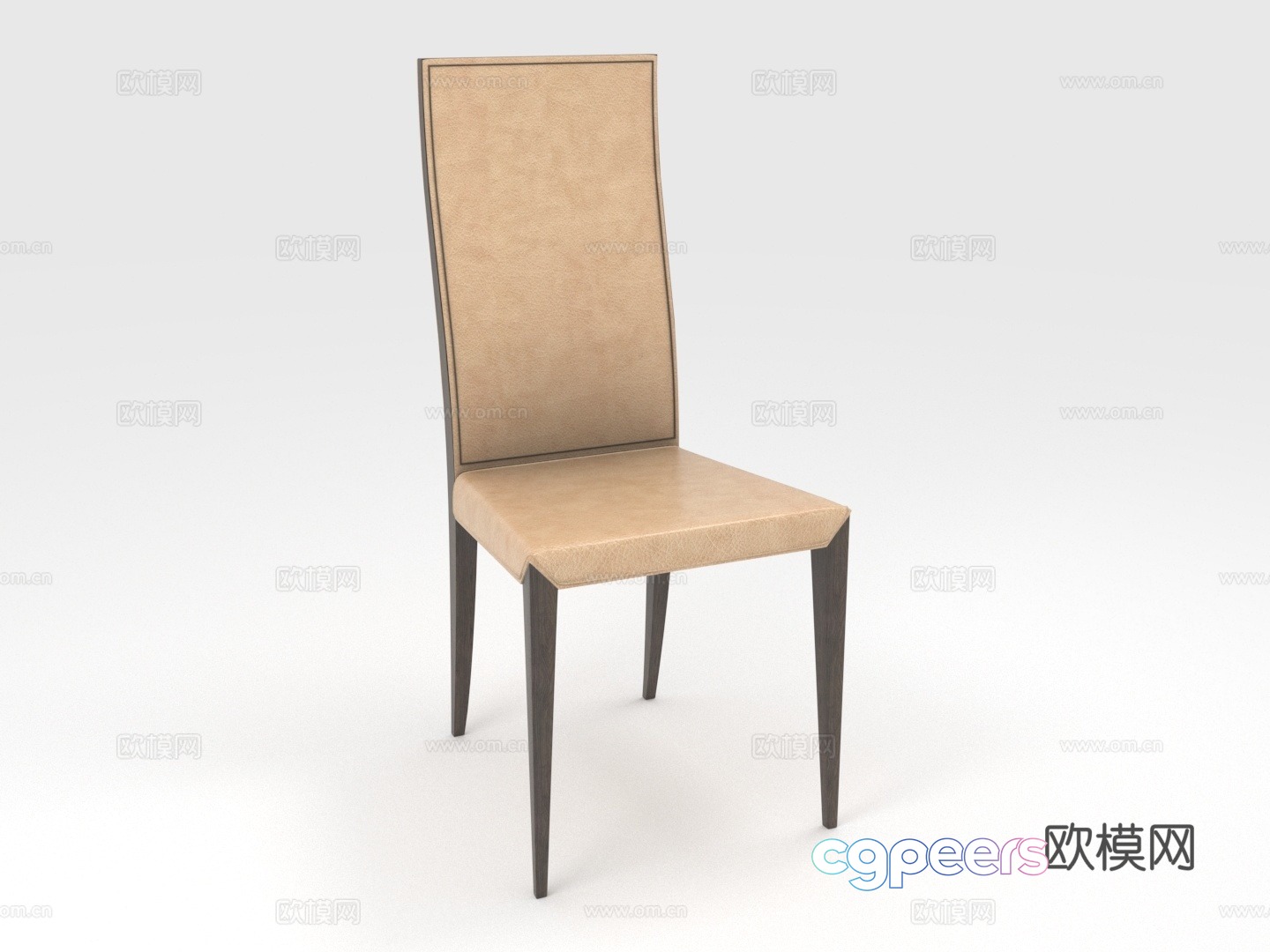 Dining chair leather chair chair seat 3d model Dining chair leather chair chair seat 3d model