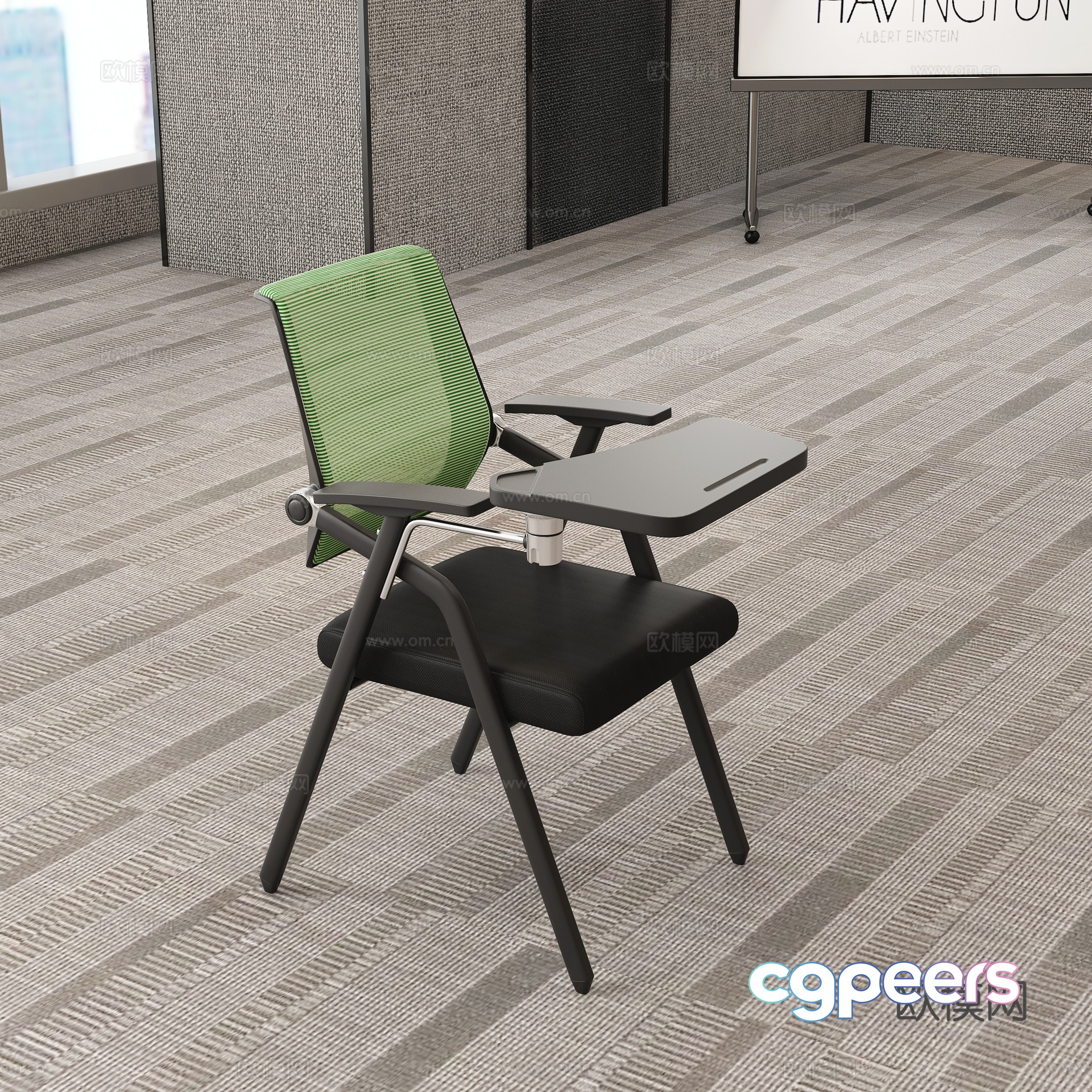 Modern office meeting room training chair meeting chair 3d model Modern office meeting room training chair meeting chair 3d model