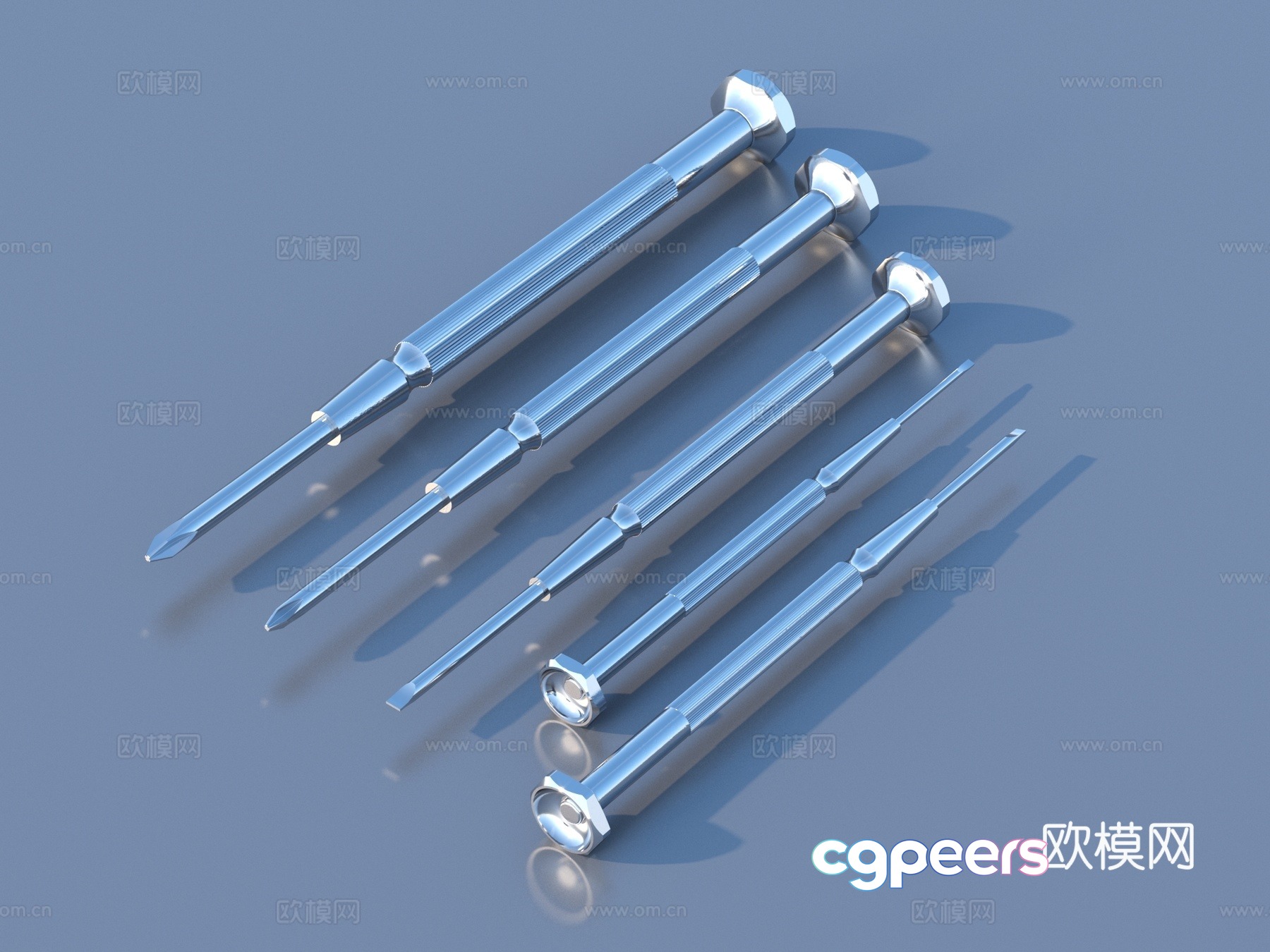 Screwdriver Hardware Tools 3D Model Screwdriver Hardware Tools 3D Model