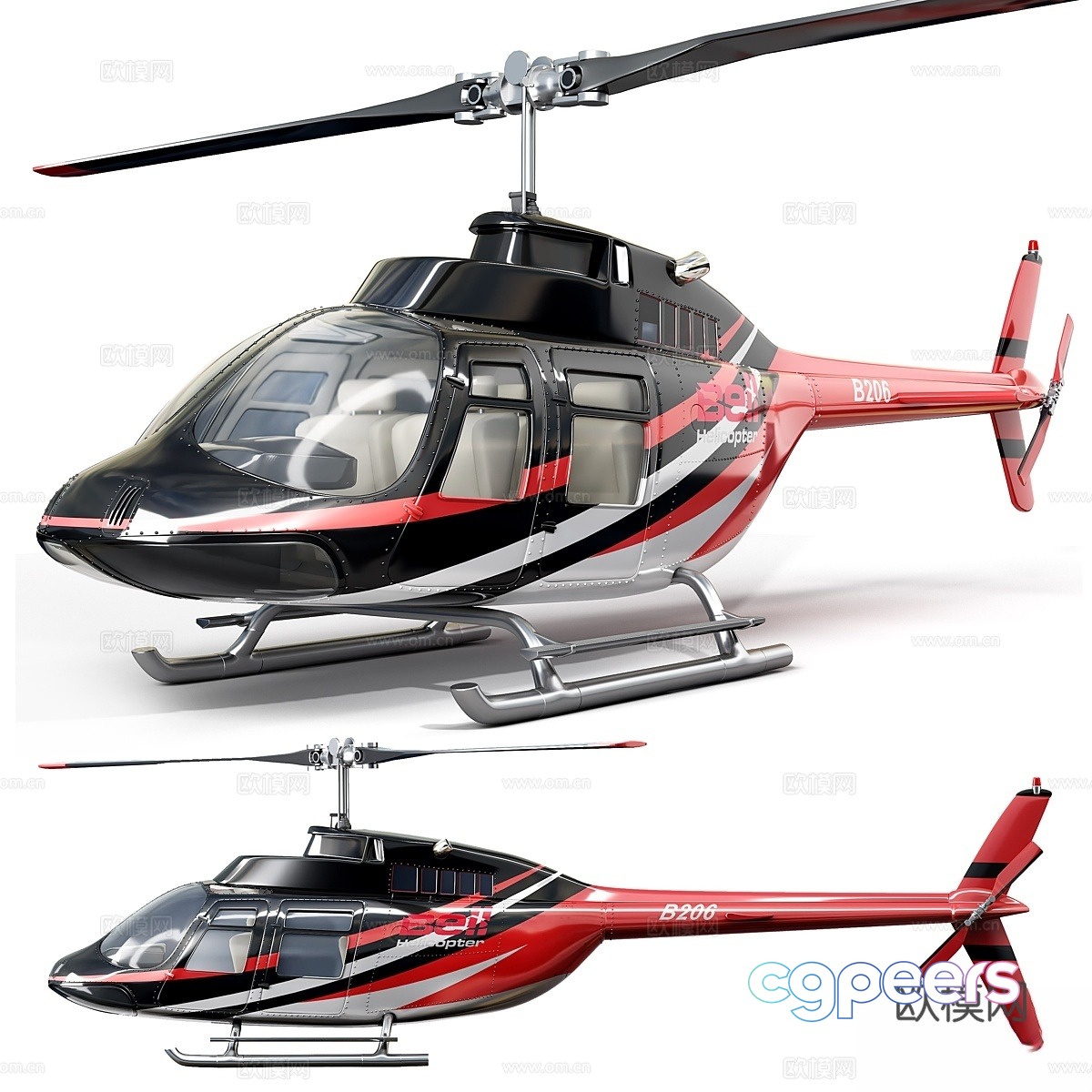 Helicopter bell 2063d model Helicopter bell 2063d model