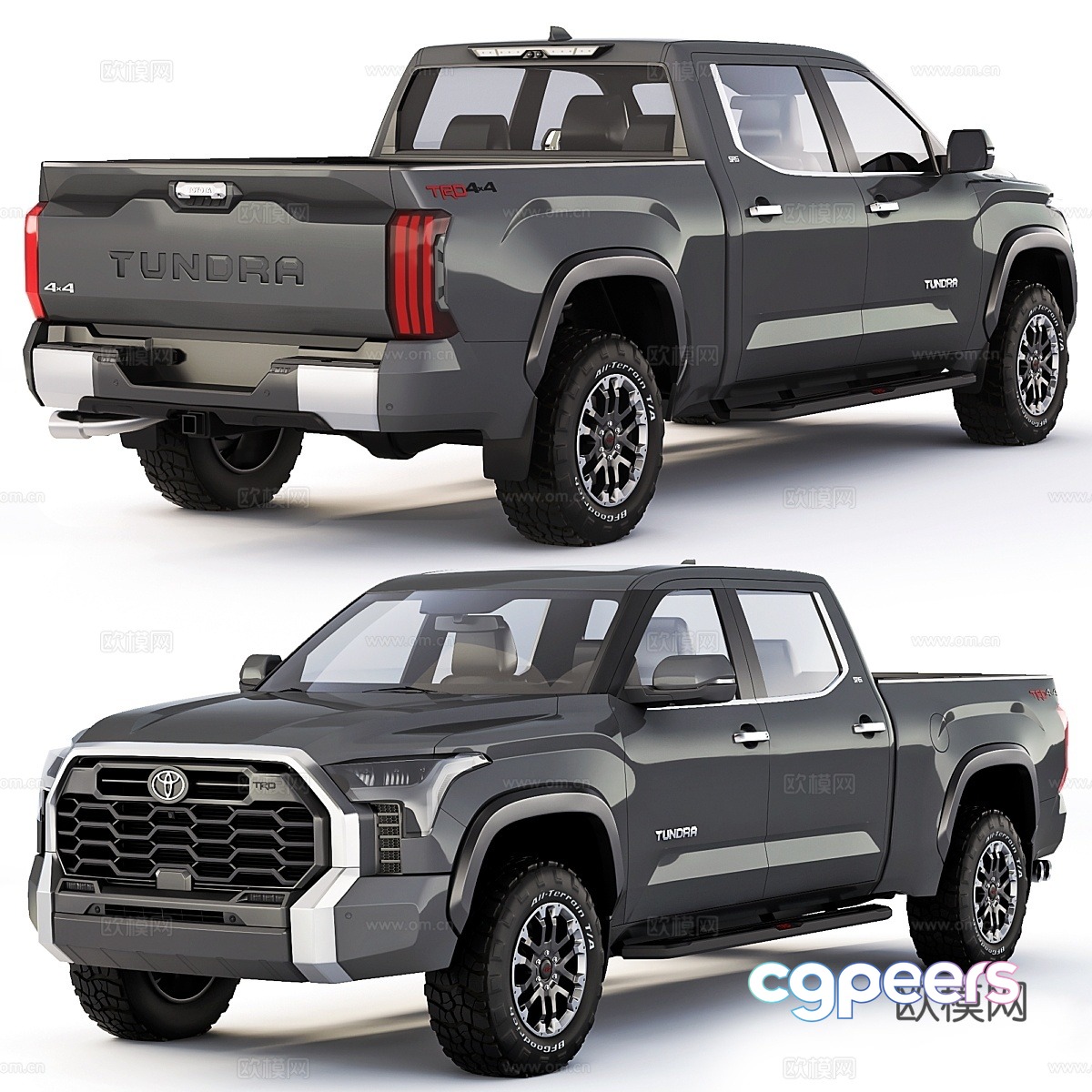 Toyota Tundra SR5 TRD 2022 3d model Toyota Tundra SR5 TRD 2022 3d model