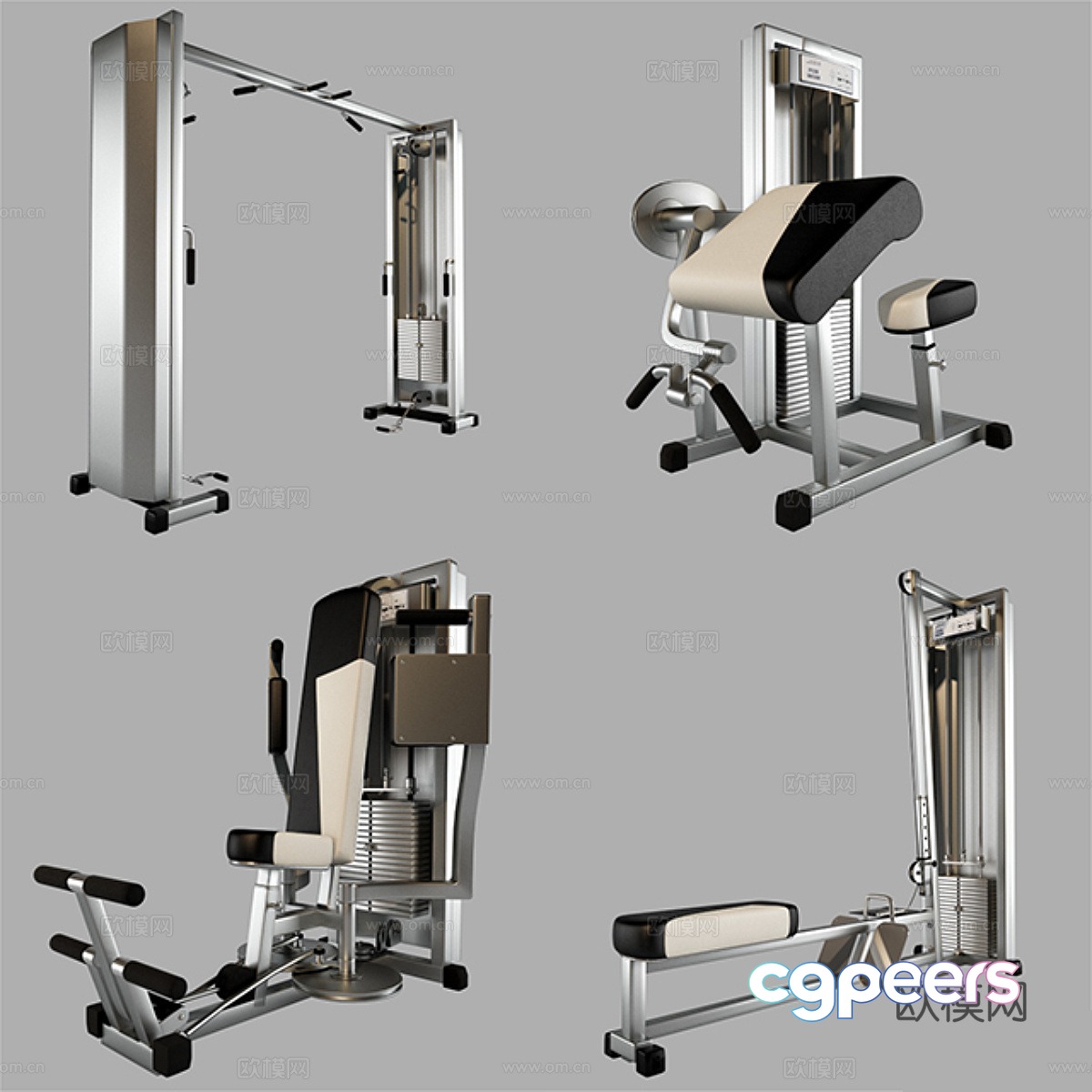 Fitness equipment 3d model Fitness equipment 3d model