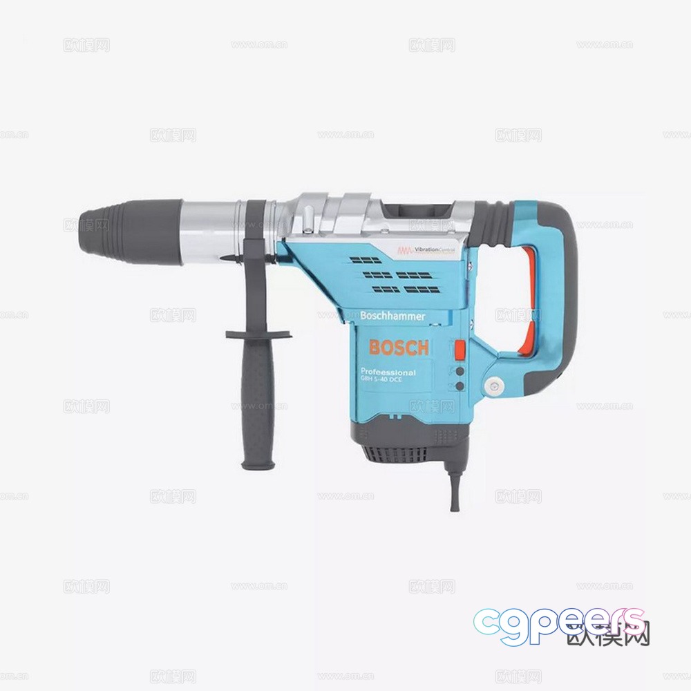 Hand drill and hand pick 3d model Hand drill and hand pick 3d model